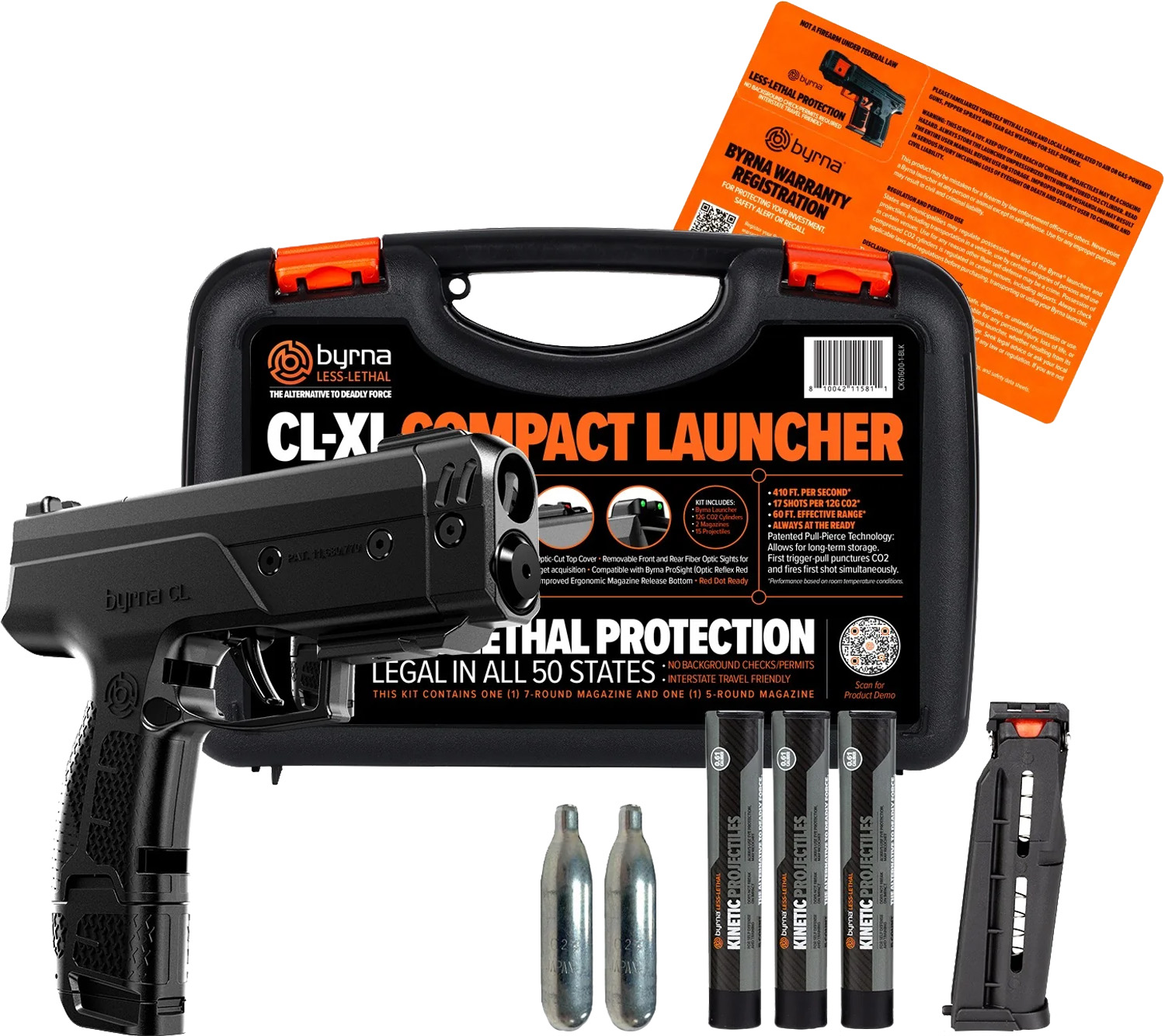 Byrna Technologies BYR CL-XL UNIVERSL KIT PST BLK