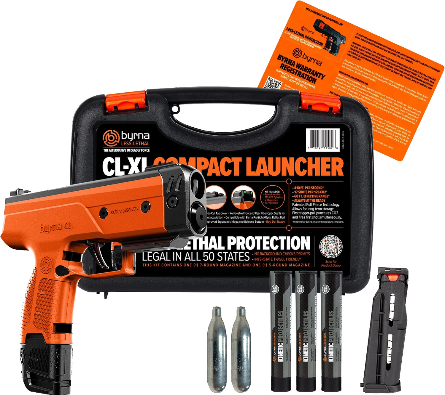 Byrna Technologies BYR CL-XL UNIVERSL KIT PST ORN