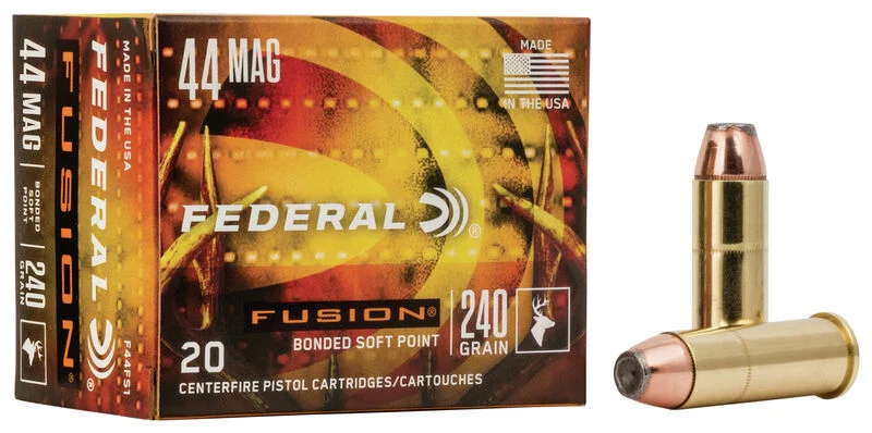 Federal Ammunition FDR 44M 240GR FUSION 20RD