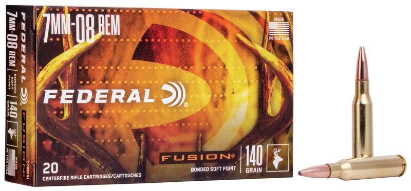 Federal Ammunition FDR 7MM08 140GR FUSION 20RD