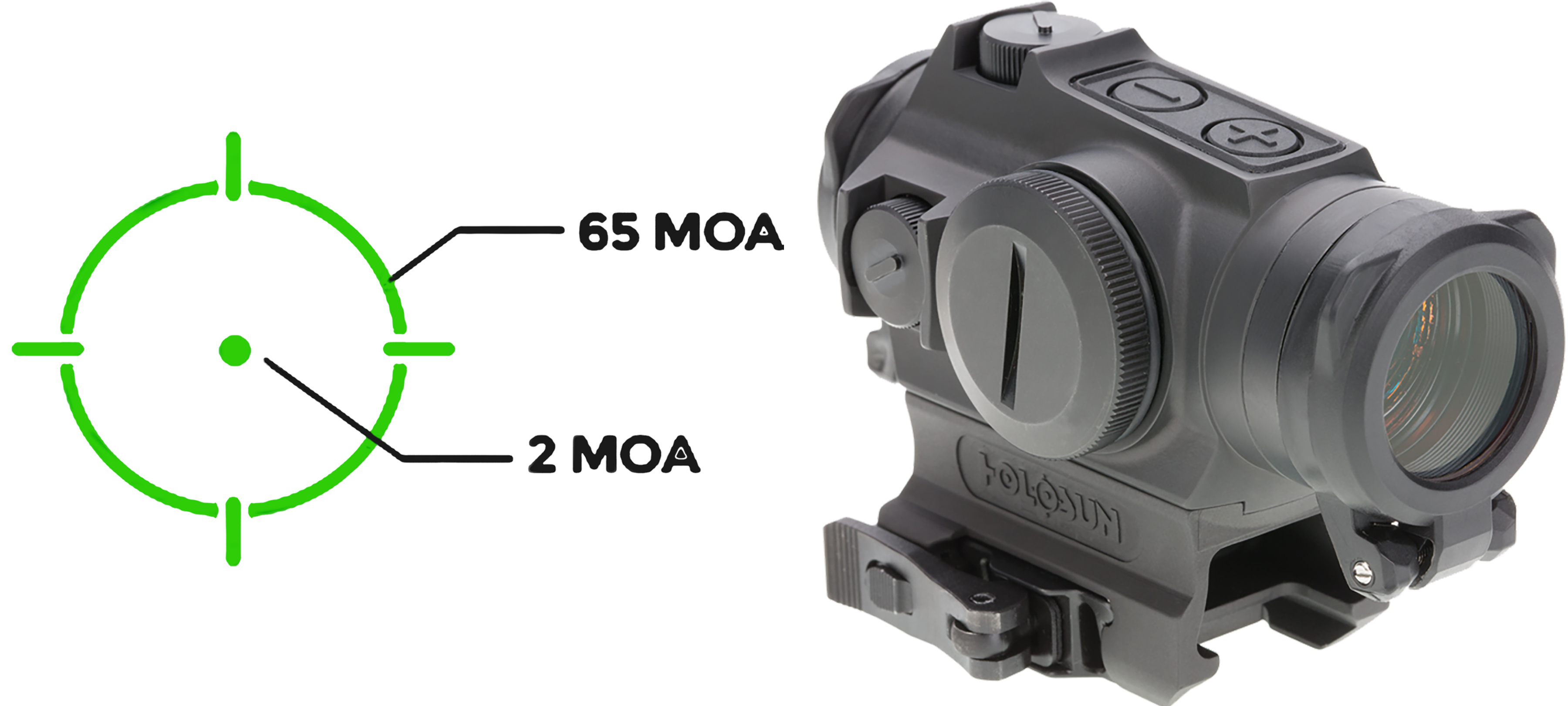 Holosun HLS 515 GR 20MM TTNM QD