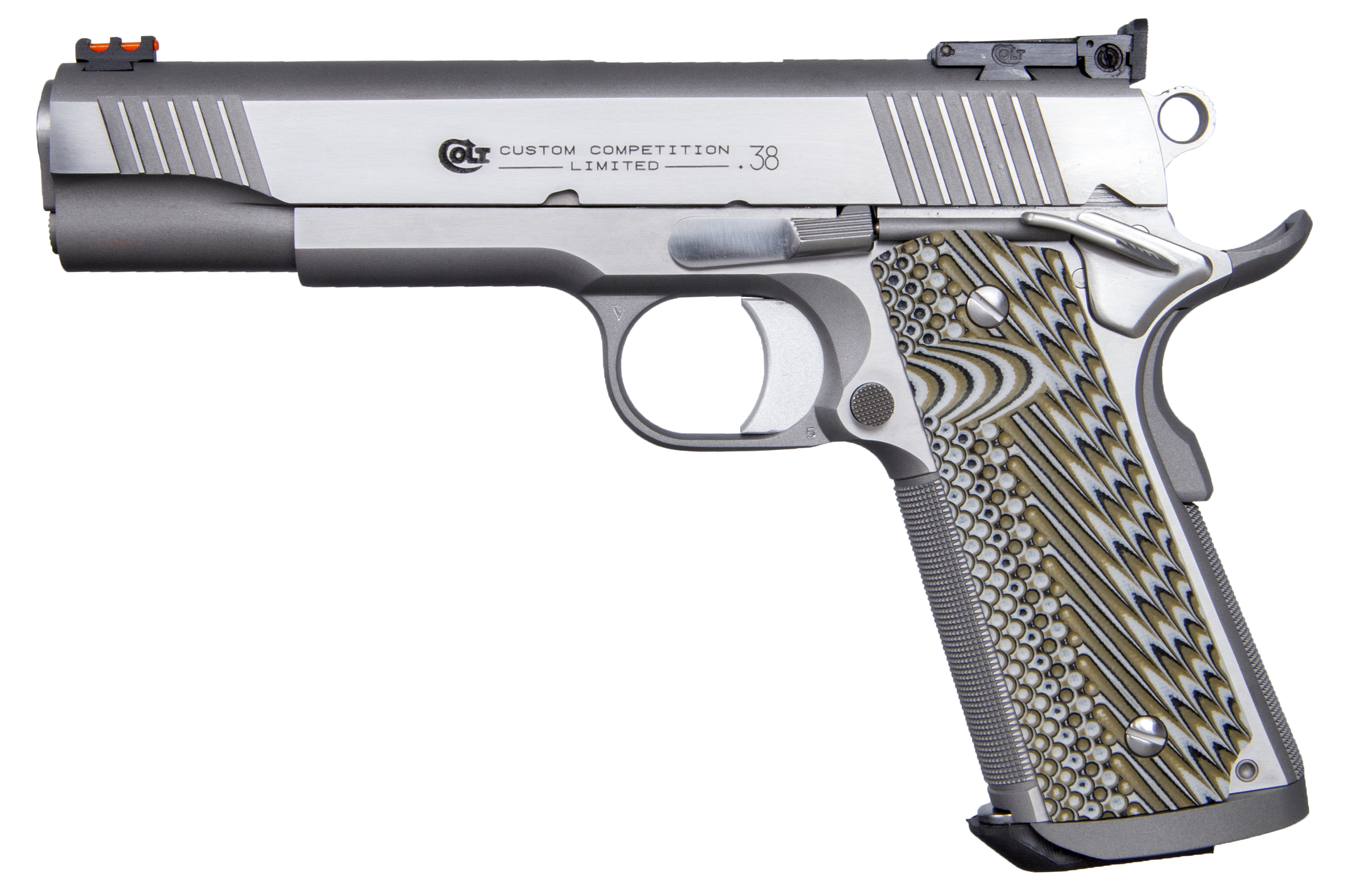 Colt O1073CS - Custom Competition Stainless Steel - Pistol: Semi