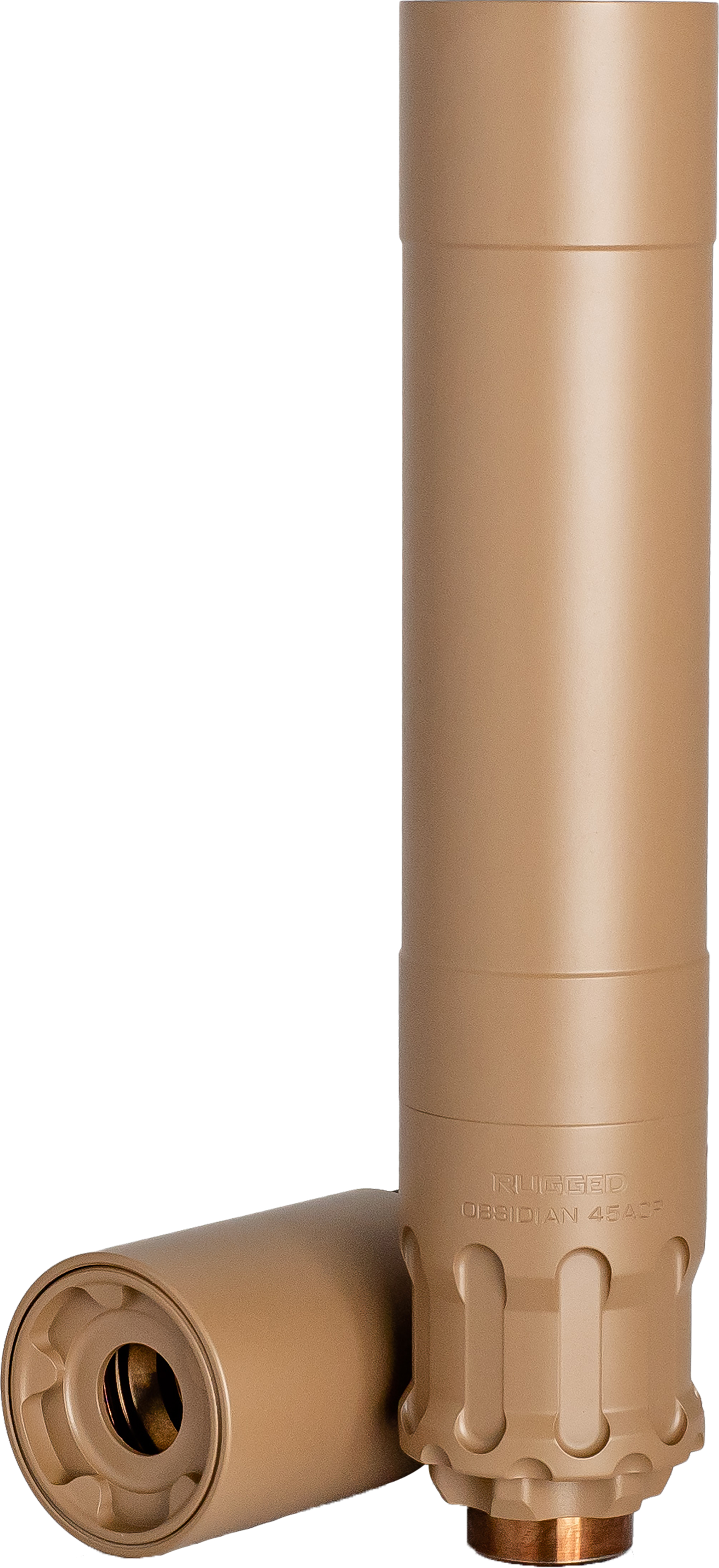 Rugged Suppressors RGD SILENCER OBSIDIAN 45 FDE