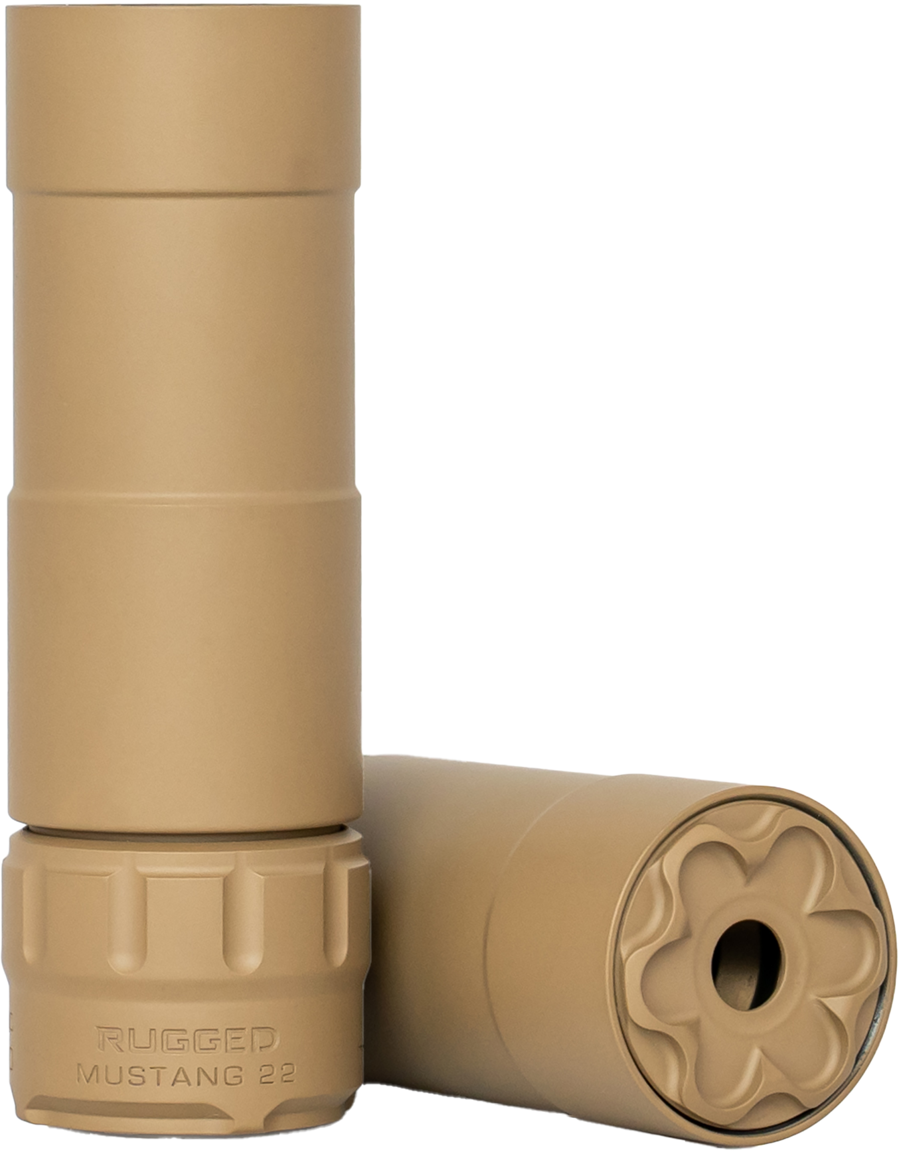 Rugged Suppressors RGD SILENCER MUSTANG 22 FDE