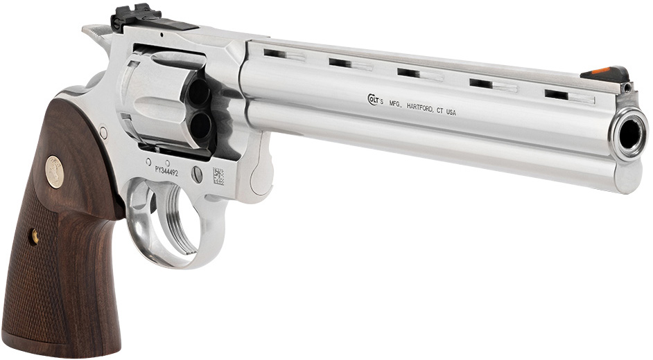 Colt Python 357 Mag Revolver - Stainless Steel Finish - #PYTHON-SP8WTS
