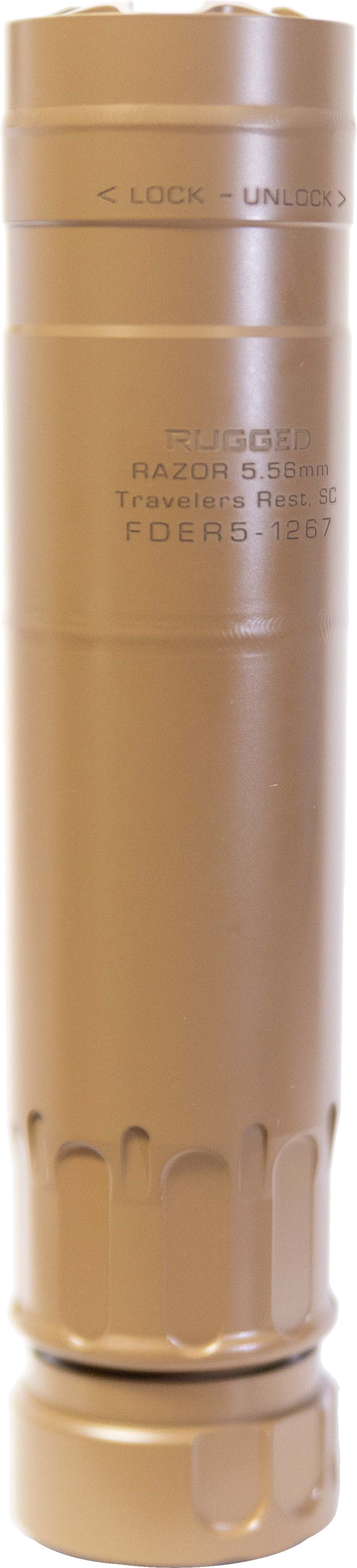 Rugged Suppressors RGD SILENCER RAZOR 556 FDE