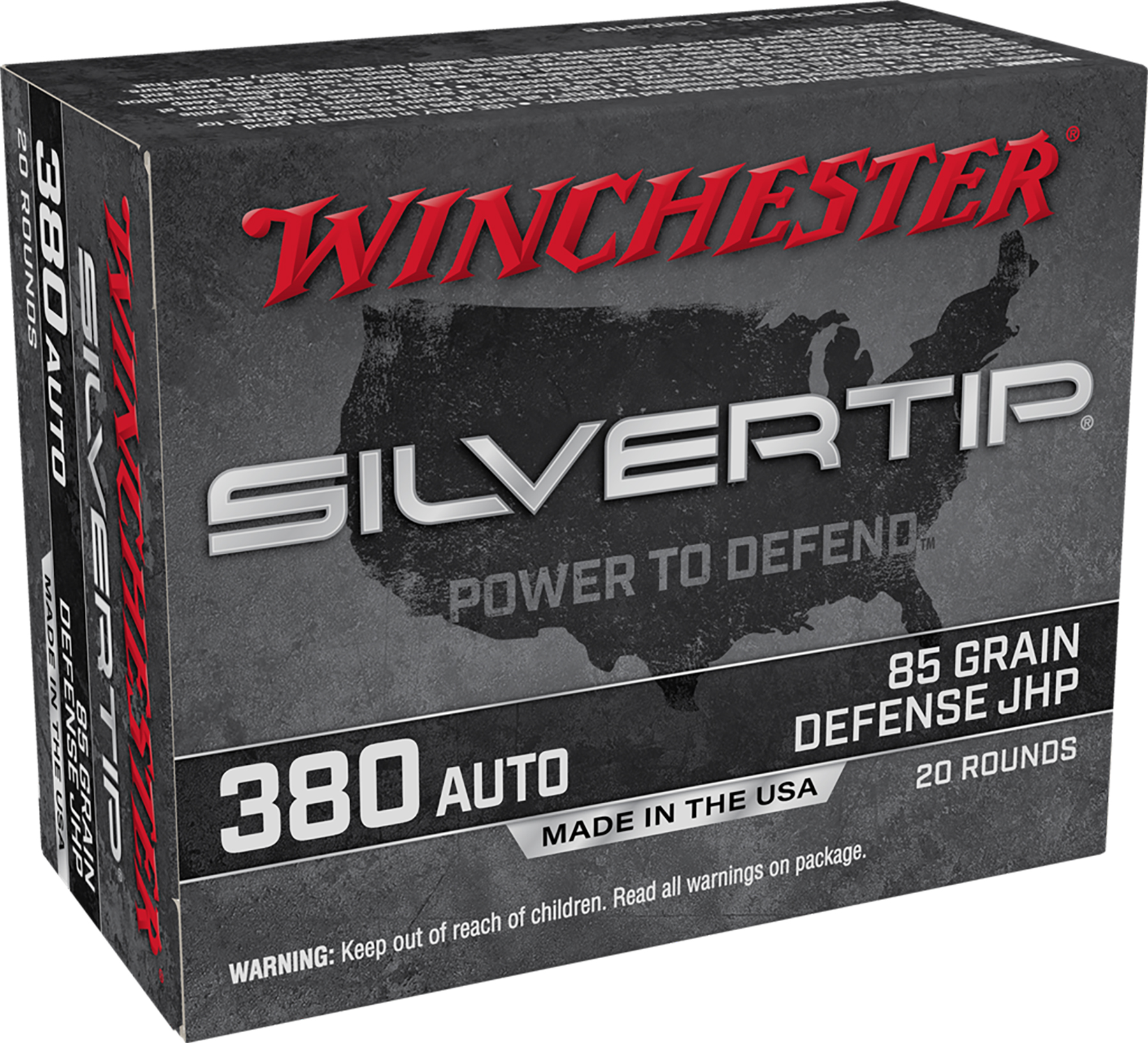 Winchester WIN 380 85GR SLVRTP HP 20RD