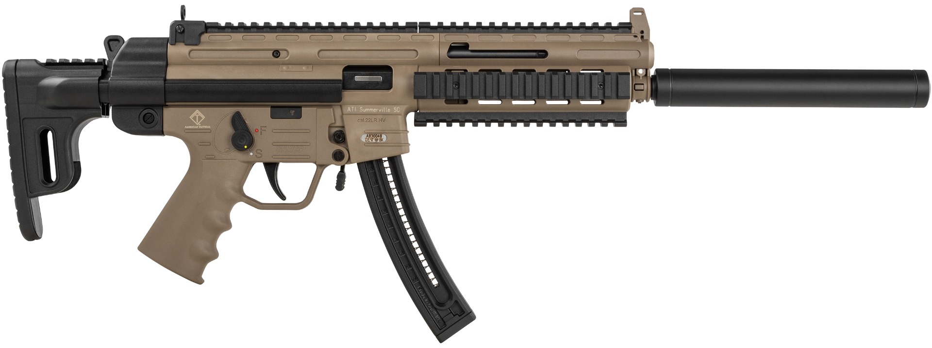 American Tactical ATA GSG-16 CARB 22LR 22RD FDE