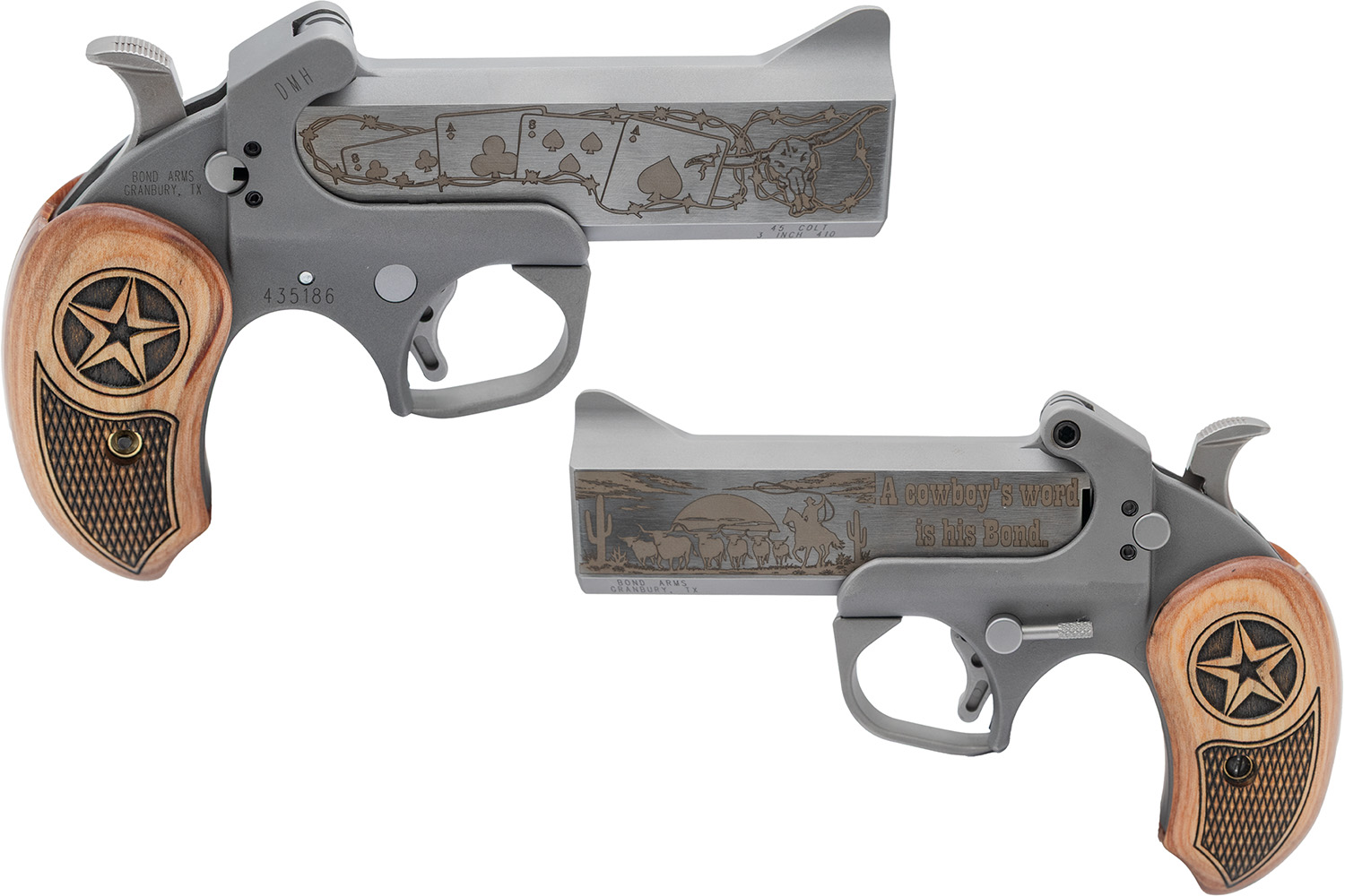 Bond Arms Deadmans Hand 45 Colt|410 Bore 2 4.250 Stainless Steel Stainless Steel