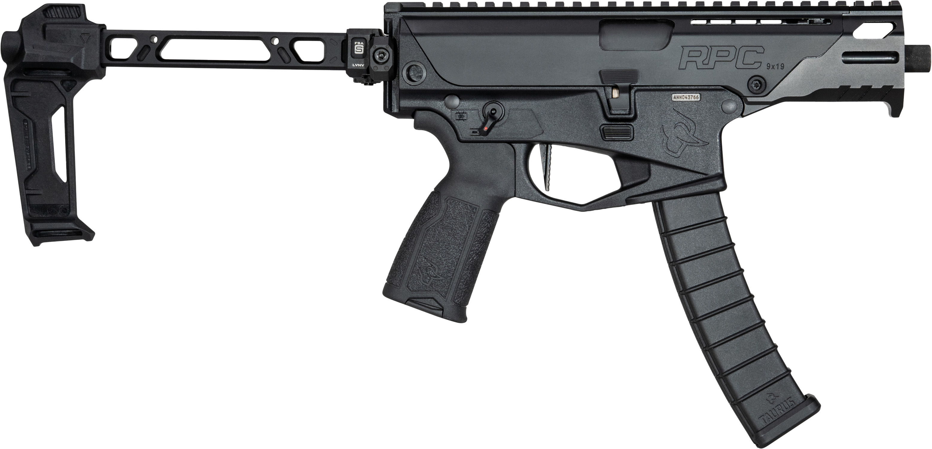 Taurus TAU RPC 9MM PST 10RD SI BRACE
