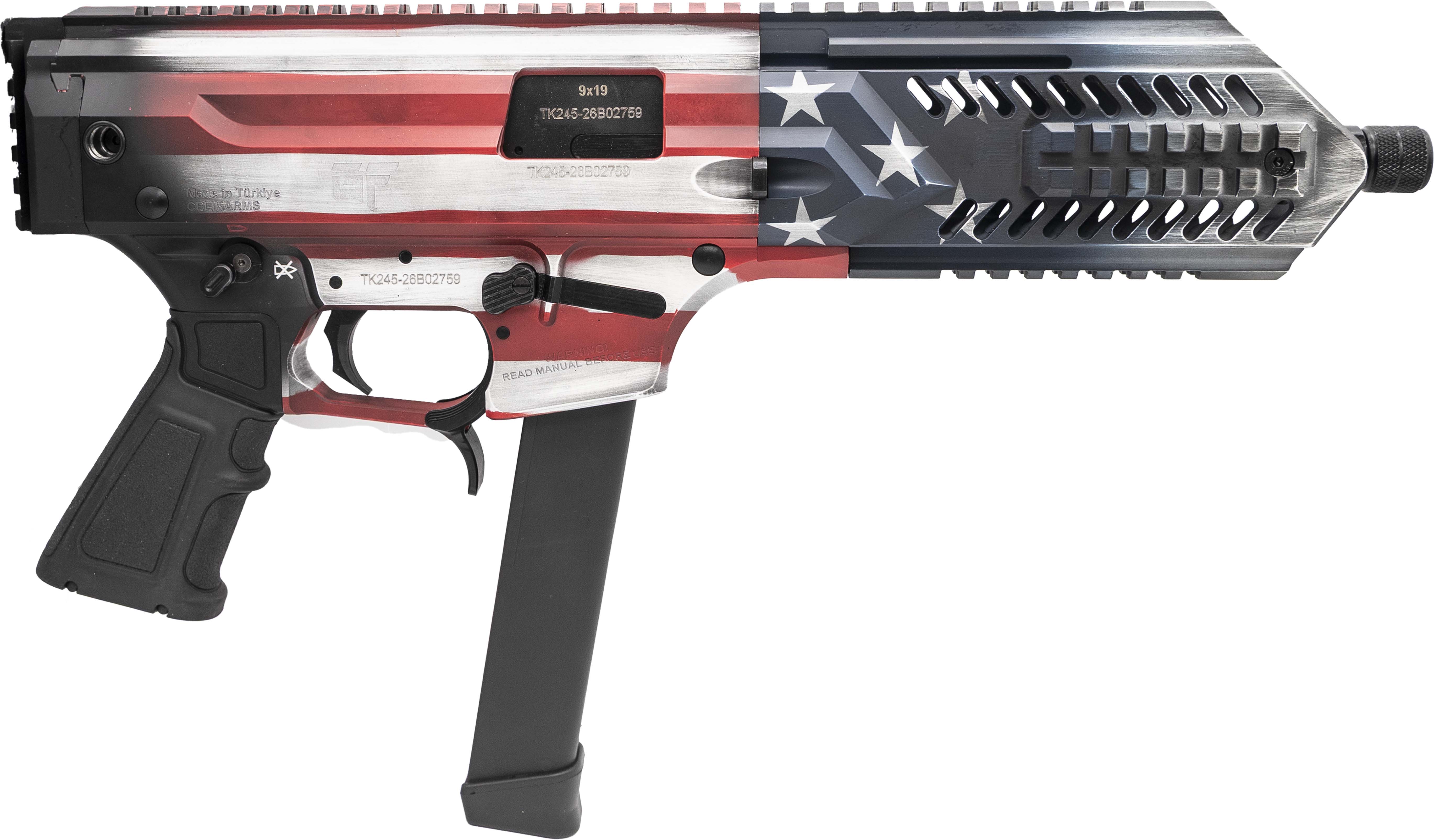 GForce Arms GFA BLADE8 PST 9MM 8B 33R USA
