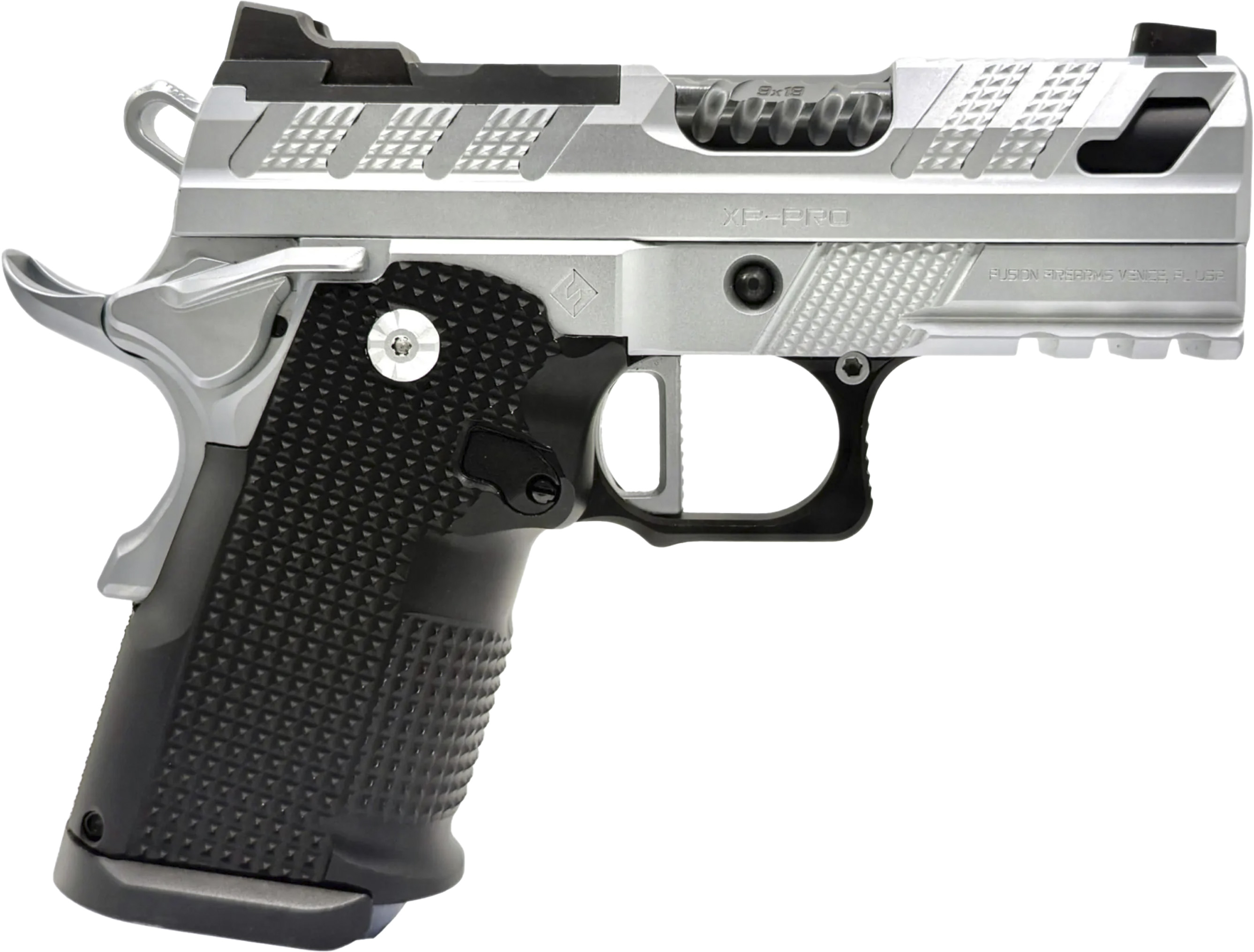 Fusion Firearms FUS XP3C LW 9MM 3B 15RD CHR