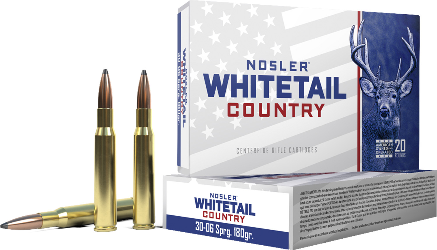 Nosler NOS 30-06 180GR WCA SBSP 20RD