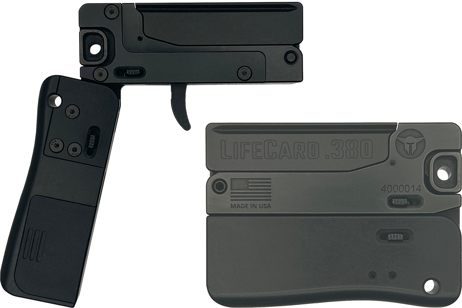 Trailblazer Firearms LifeCard Handgun LifeCard .380 ACP 2.5" 1RD Pistol, Black image 3