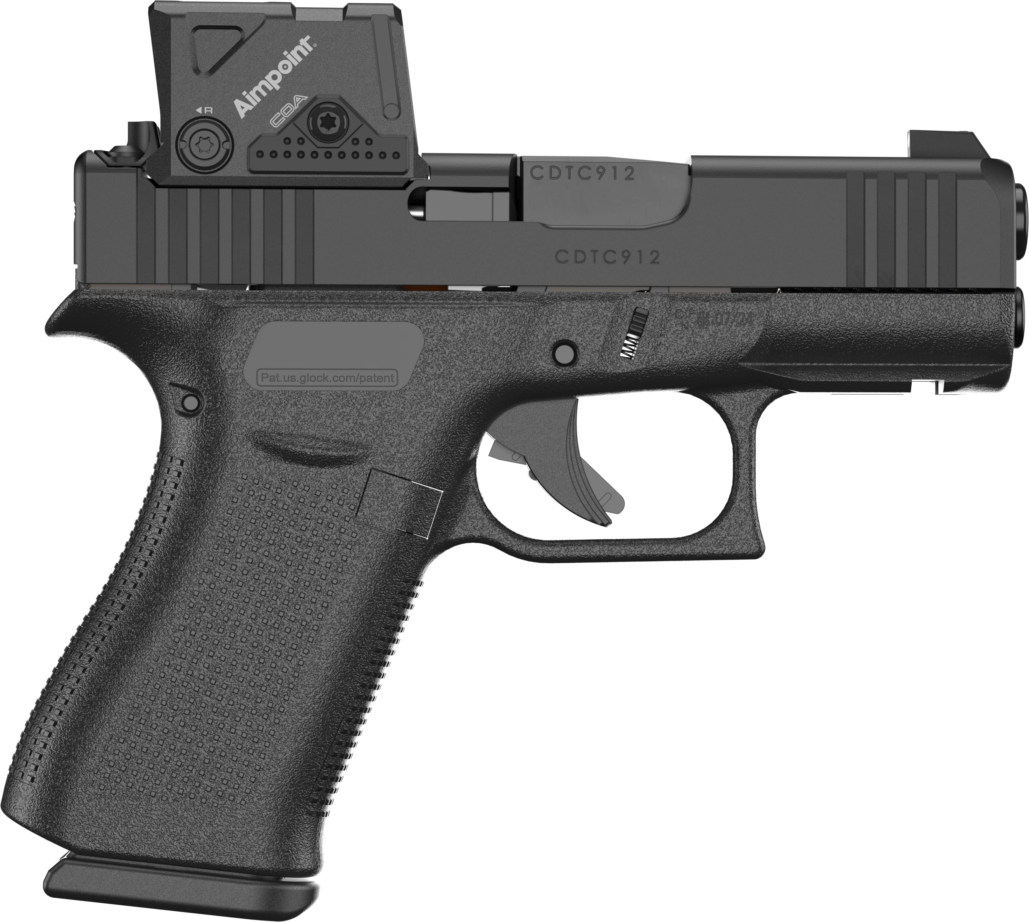 Glock GLK 43X 9MM 15 MOS8 COA AMP US