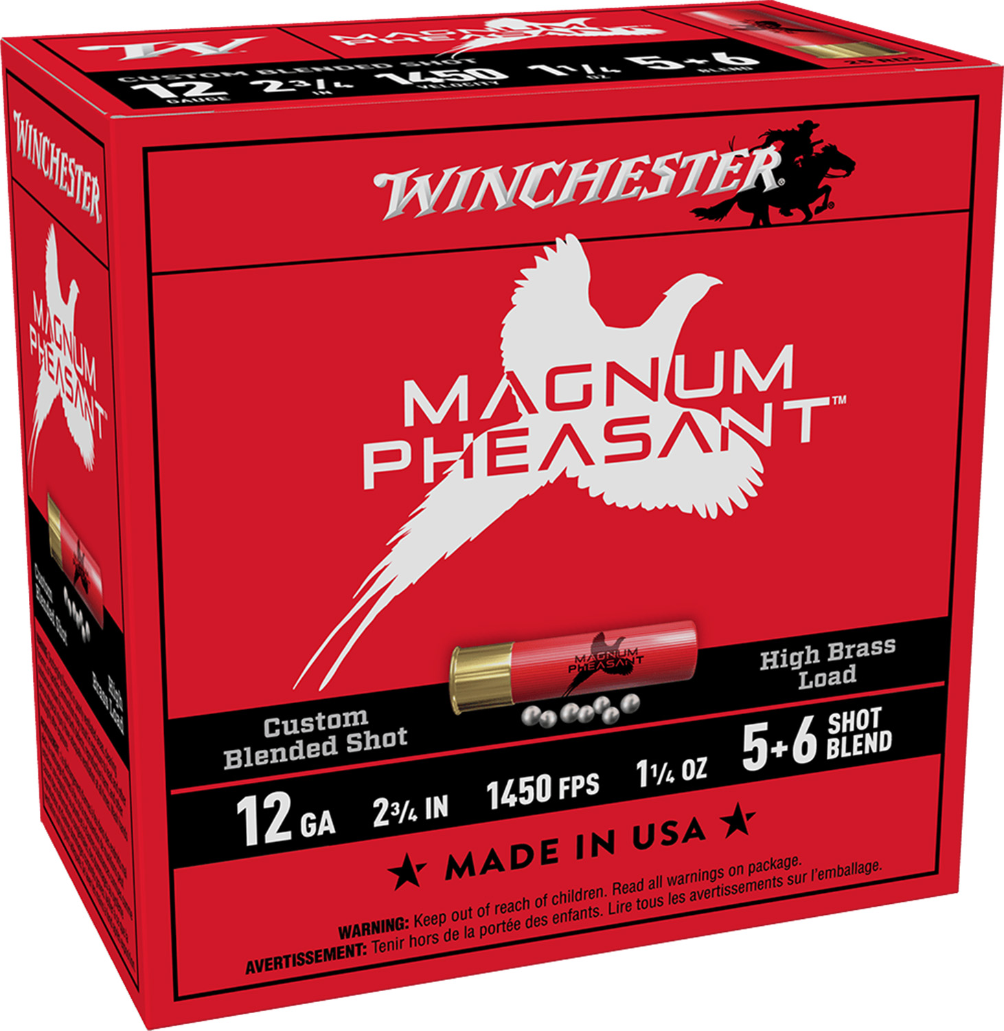 Winchester WIN 12G MPHT 2.75-1.25-5 6 25R