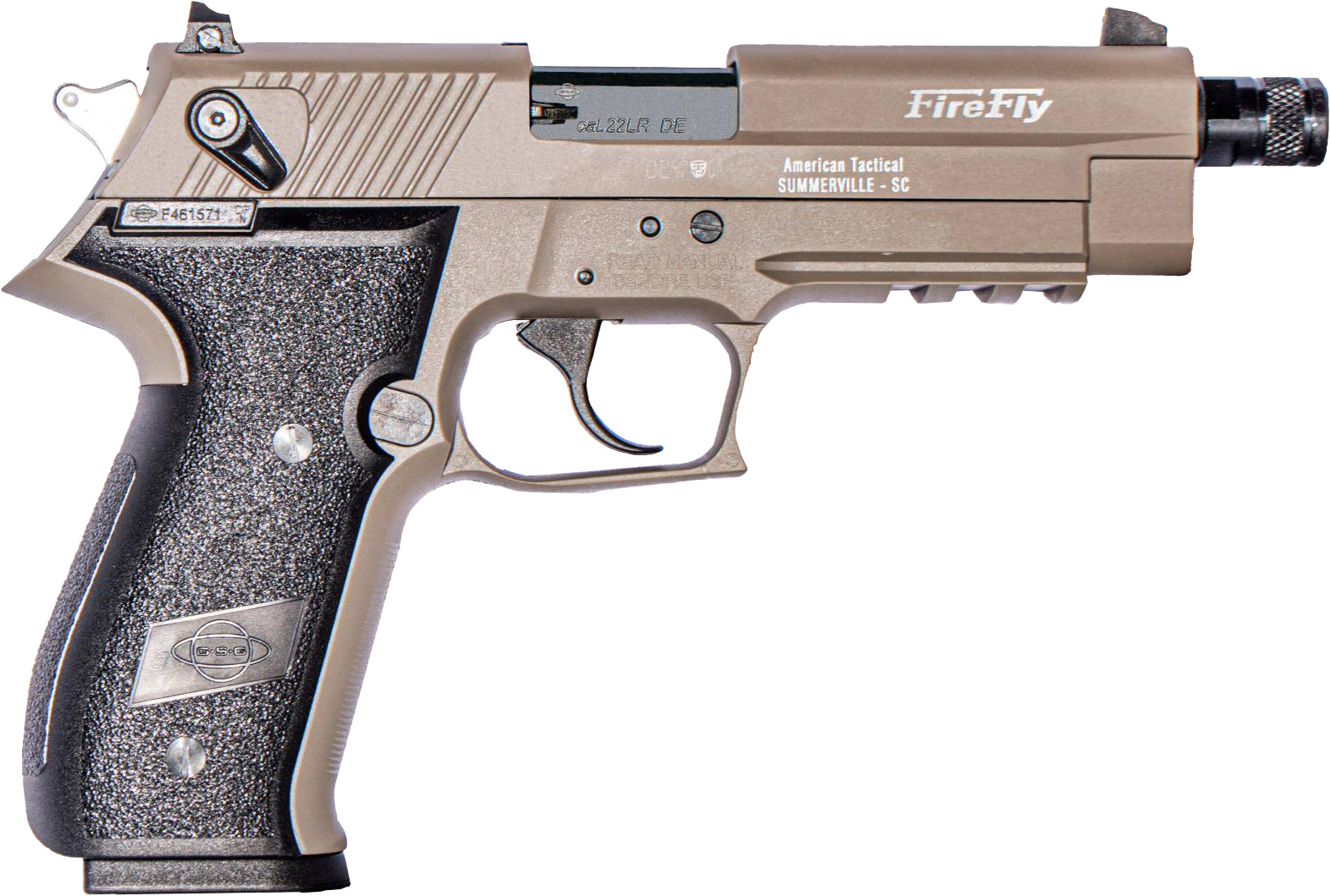 American Tactical ATA GSG FIRFLY 22LR TB TAN 13R