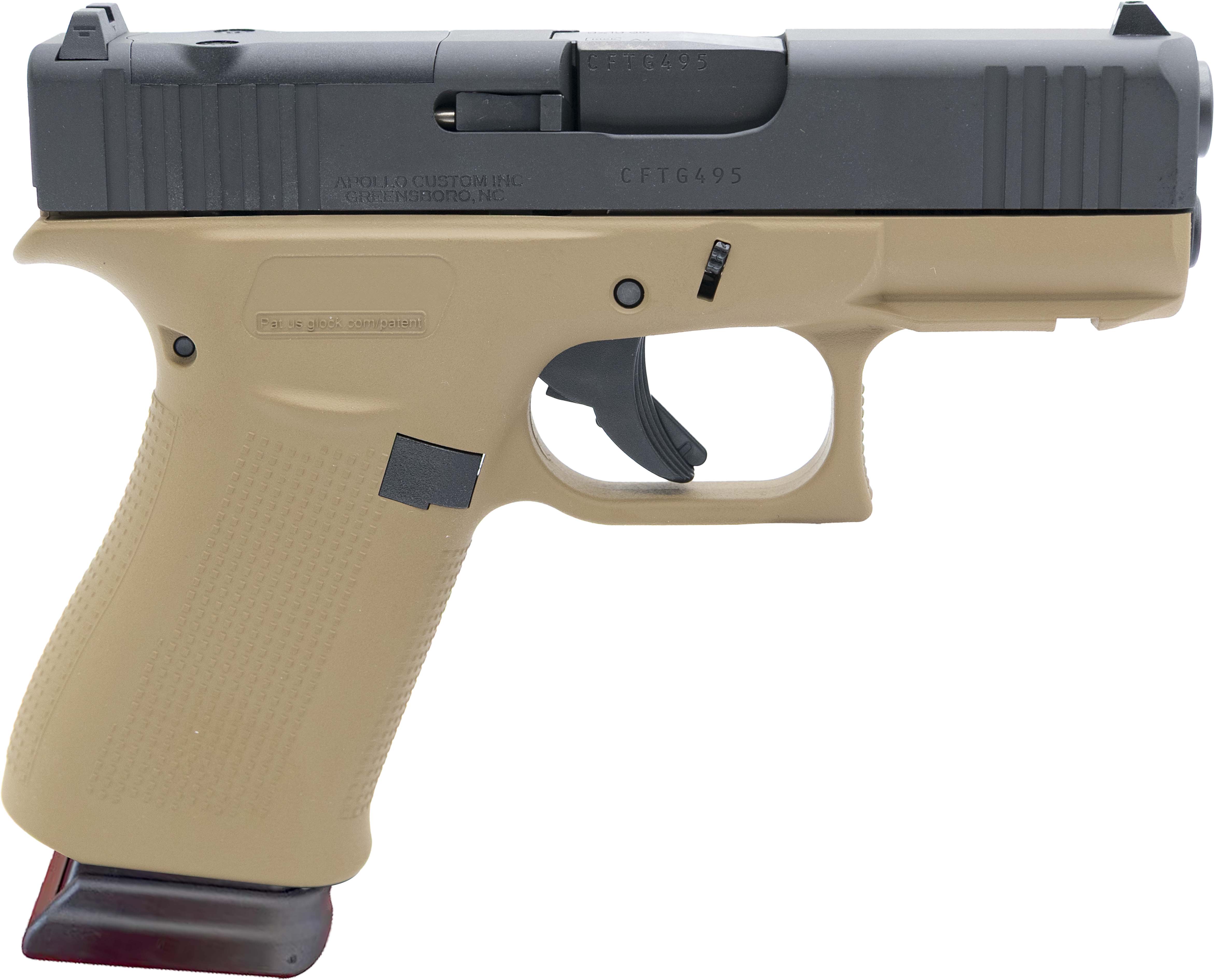 Apollo Custom GLK 43XMOS 9MM 15R DDE BLK