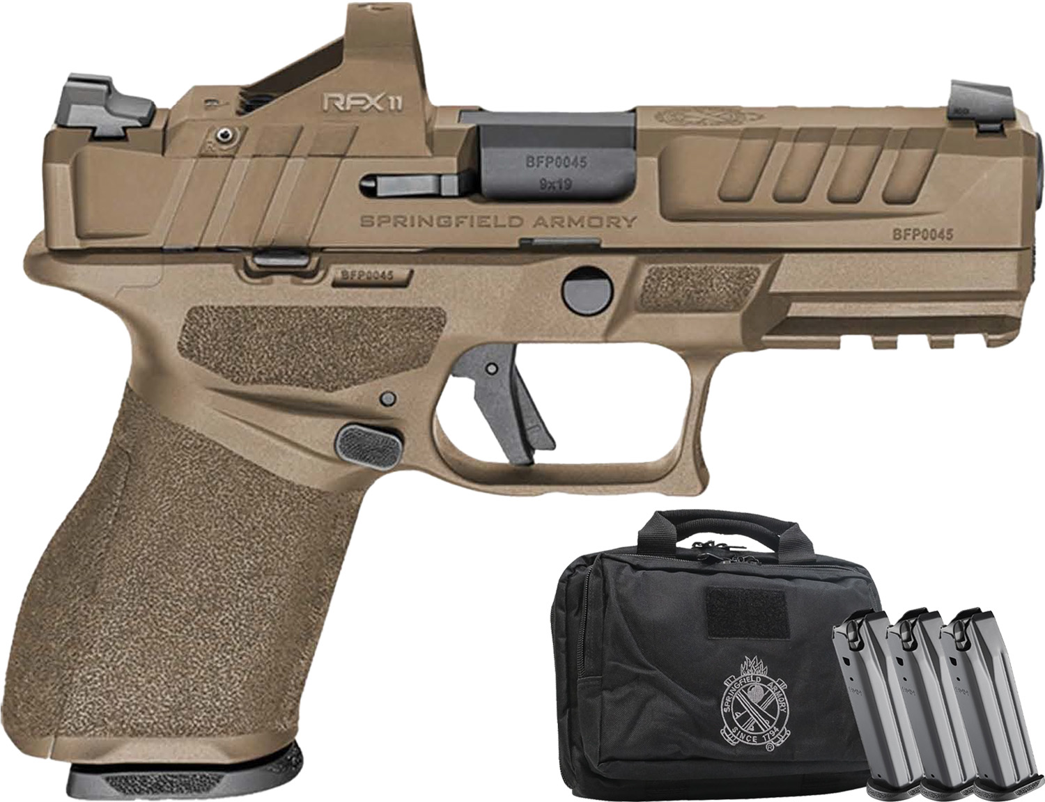 SPG ECHEL CMPT 9MM GP FDE 10RD image 3