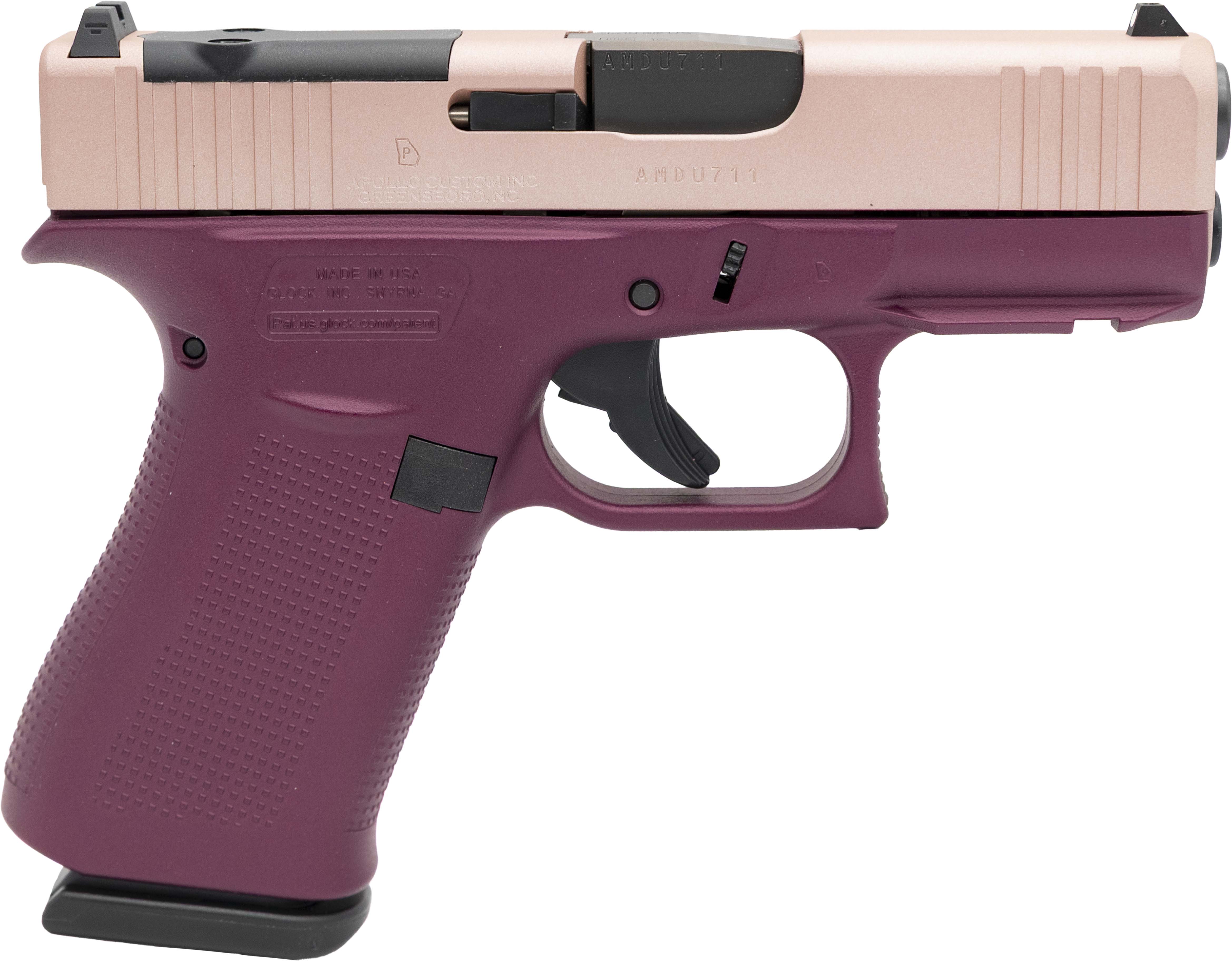 Apollo Custom GLK 43XMOS 9MM 10R BCHRY RGLD