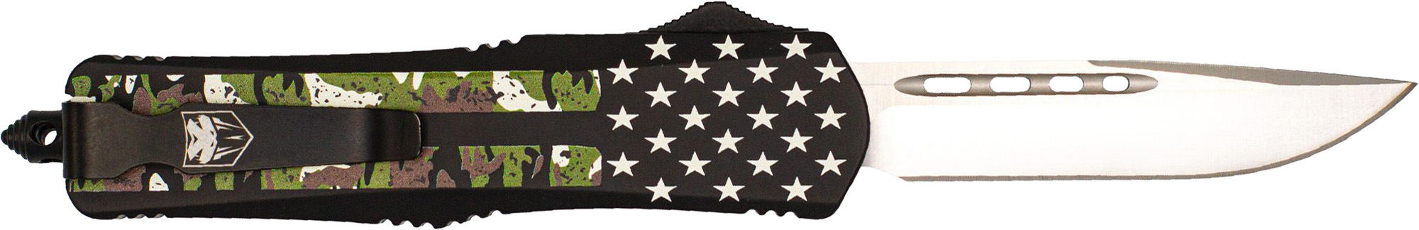 CobraTec Knives CBT MED FS-3 CAMO FLAG DROP PT