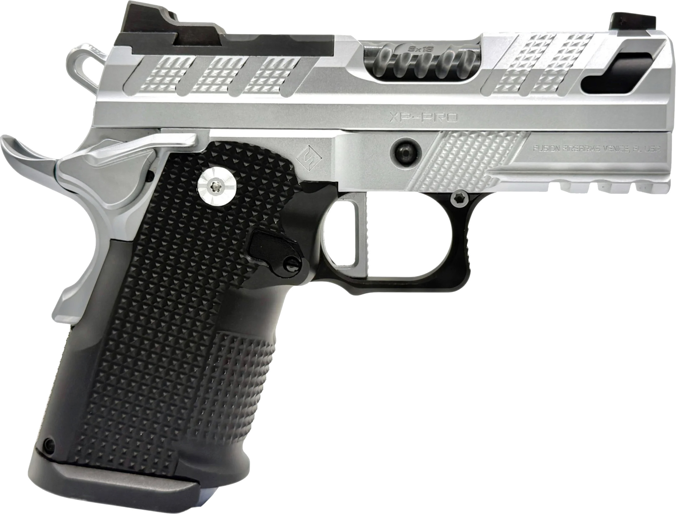 Fusion Firearms FUS XP3C TR 9MM 3B 15RD CHR