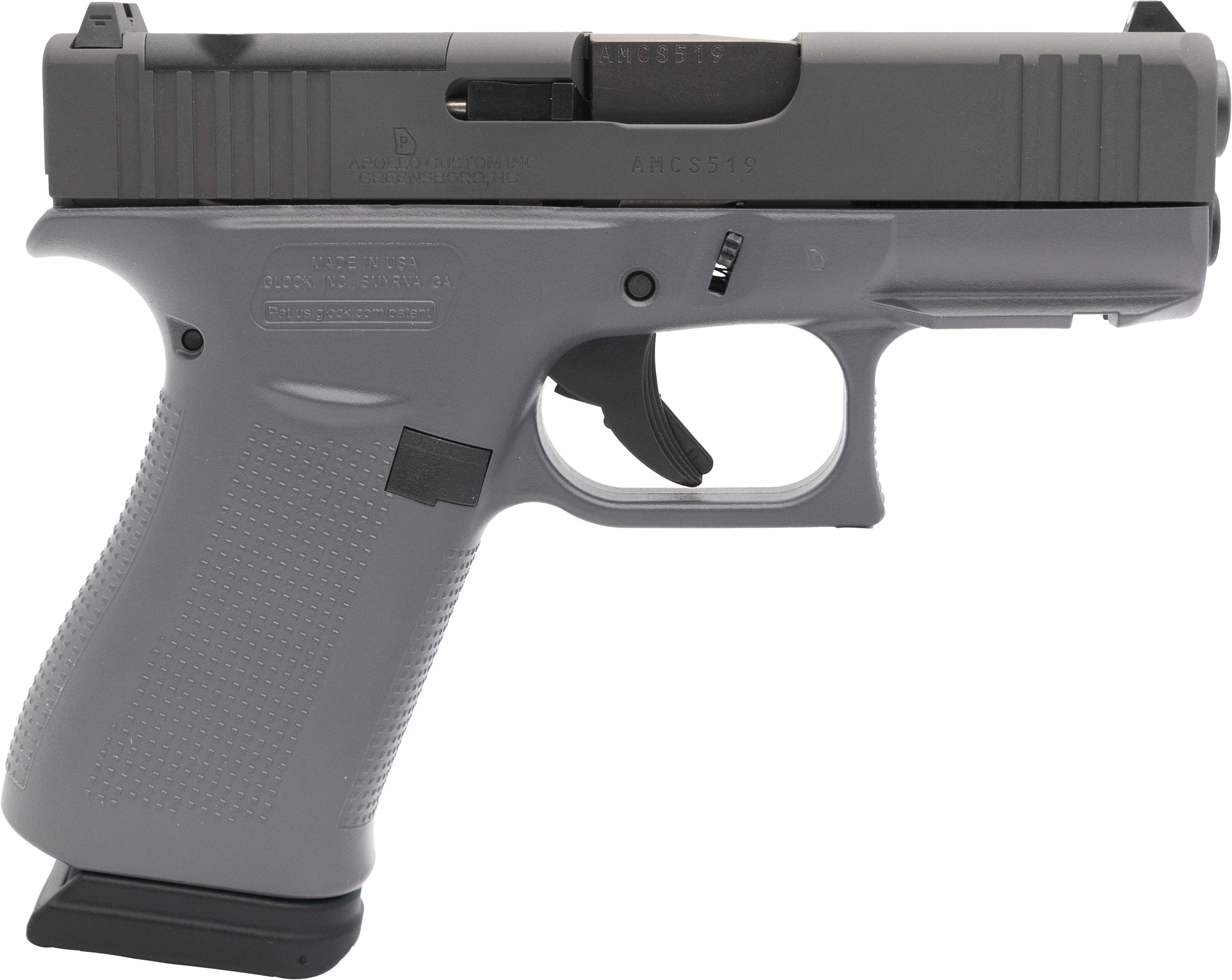 Apollo Custom GLK 43XMOS 9MM 15R CCGRY ESMKE