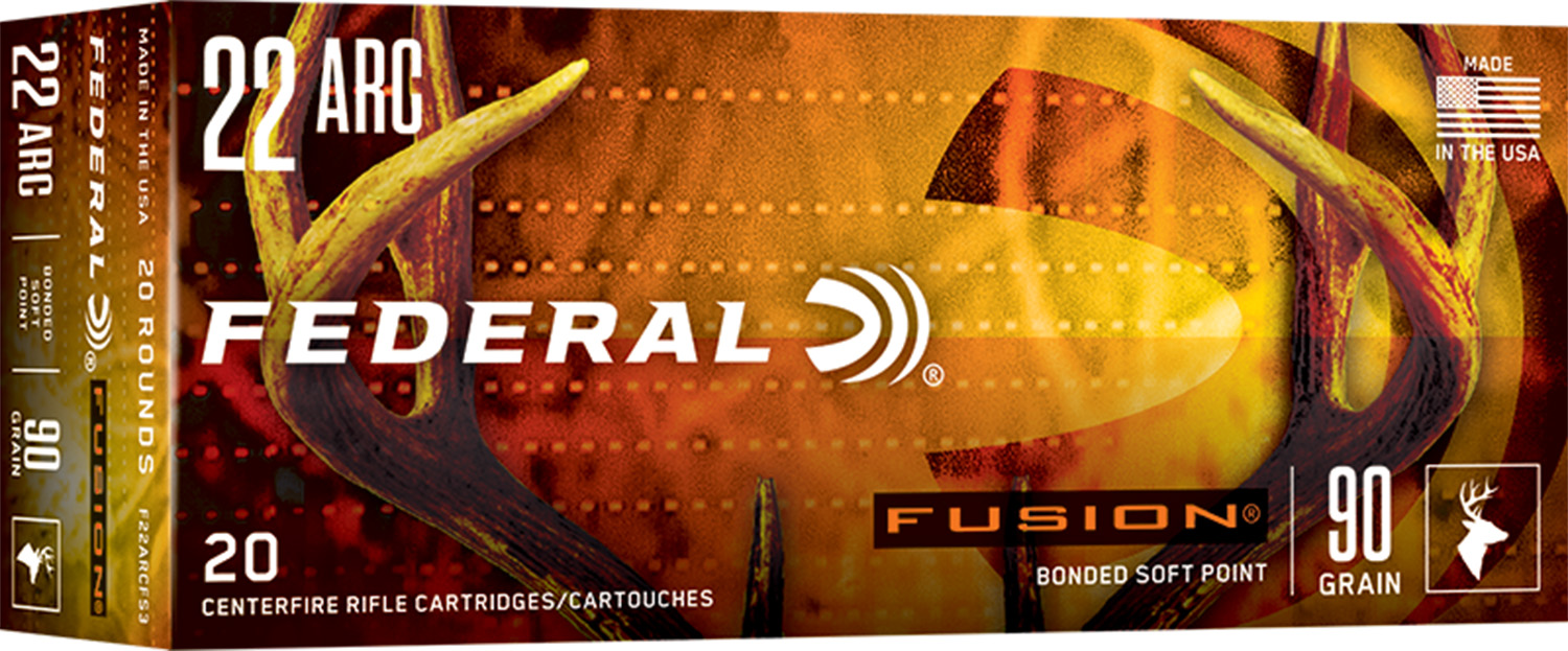 Federal Ammunition FDR 22ARC 90GR FUSION 20RD