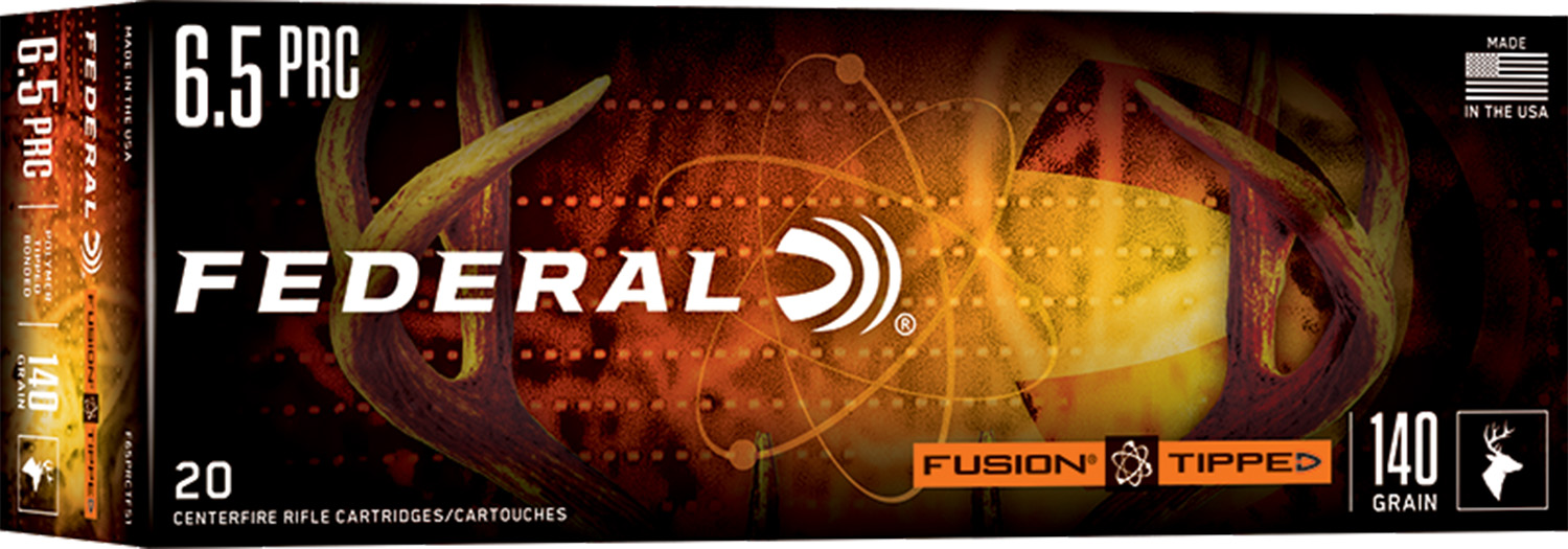 Federal Ammunition FDR 6.5PRC 140GR FUSN TIP 20RD