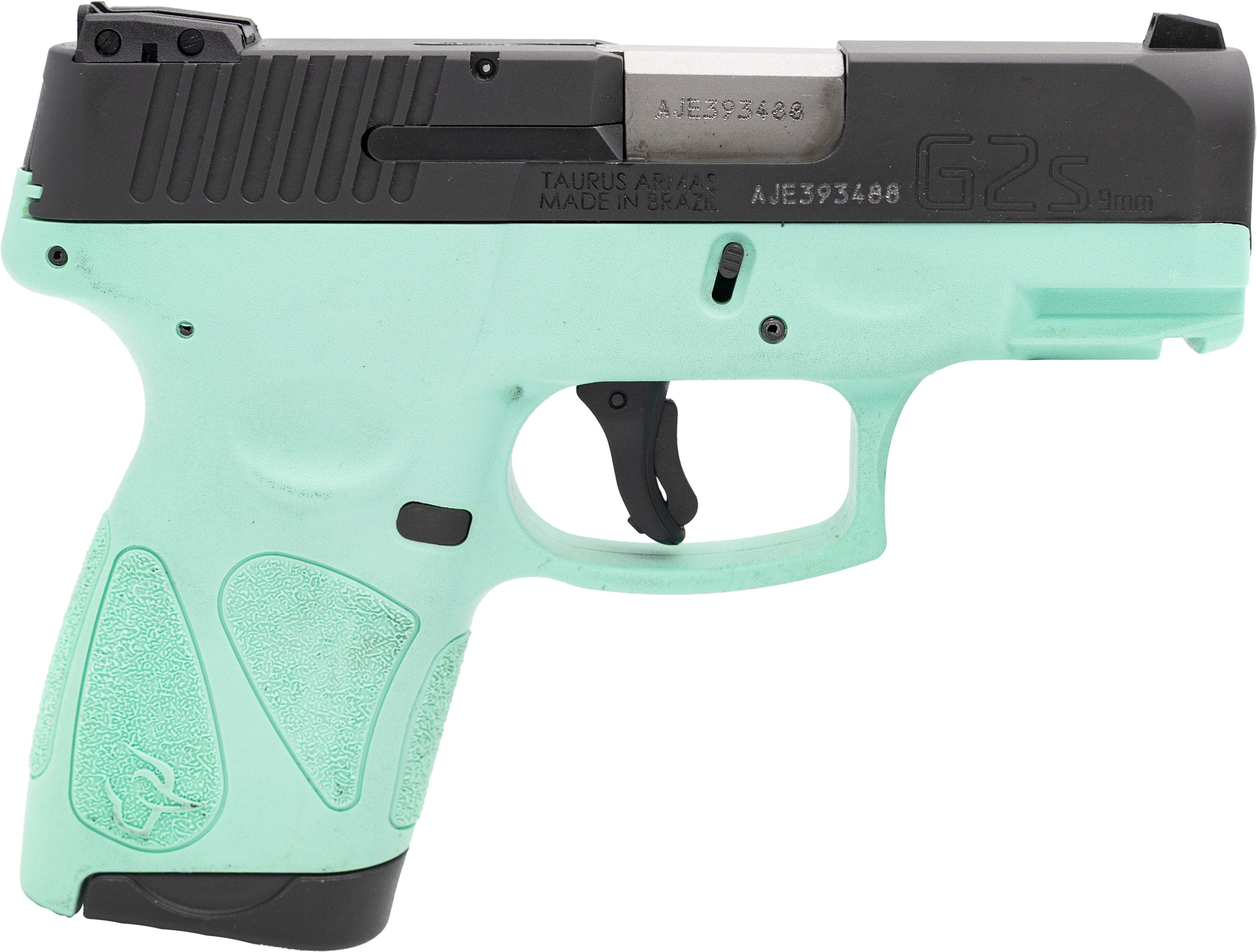 Taurus TAU G2S SLIM 9MM 7RD CYAN/BLK