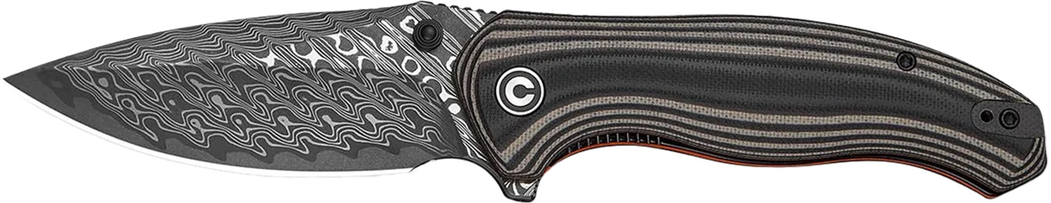 Civivi CIV VYRENT BLK TAN 3DP DMASCUS