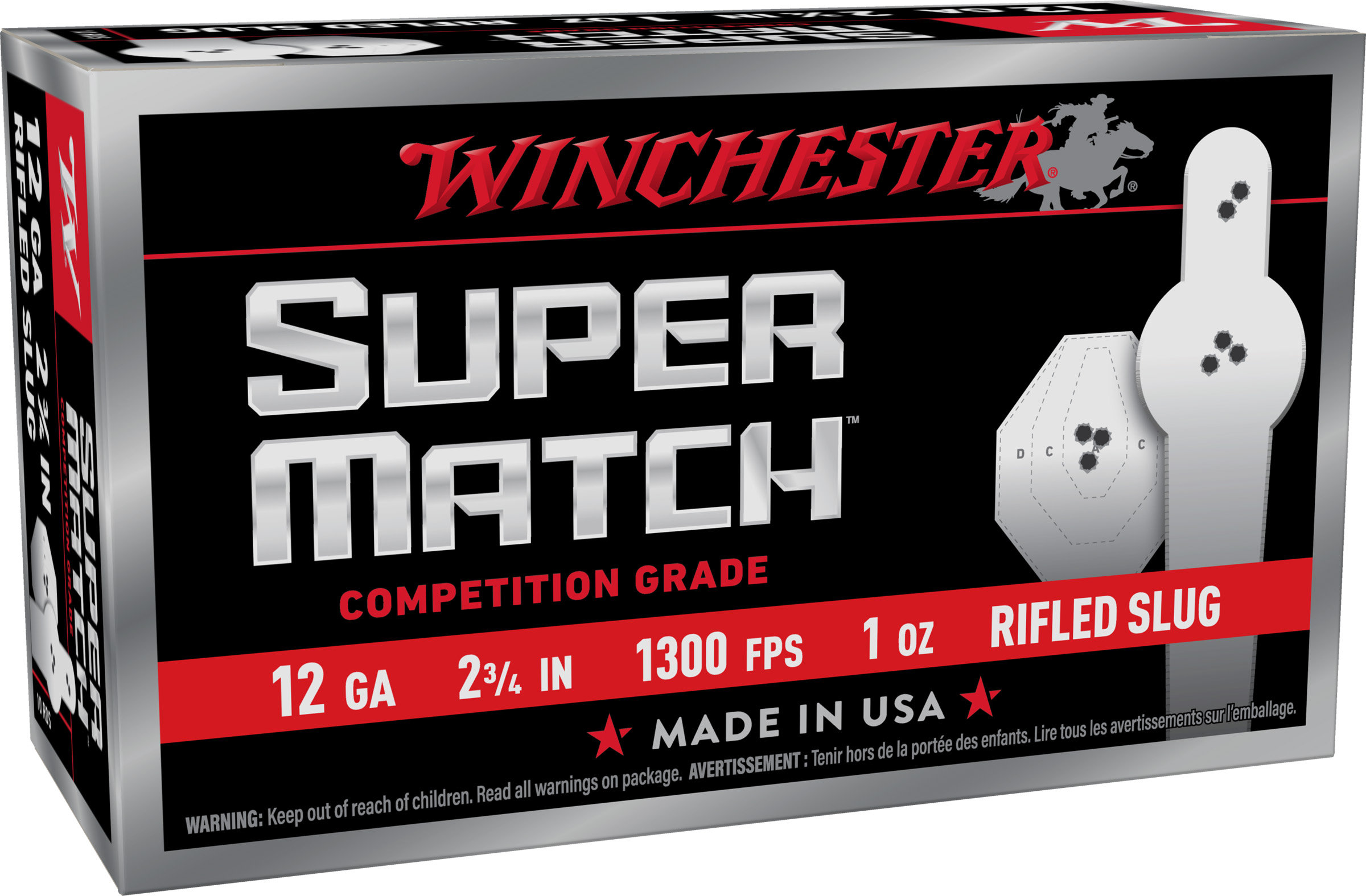 Winchester WIN 12G SLRFL 2.75-1 MATCH 10R