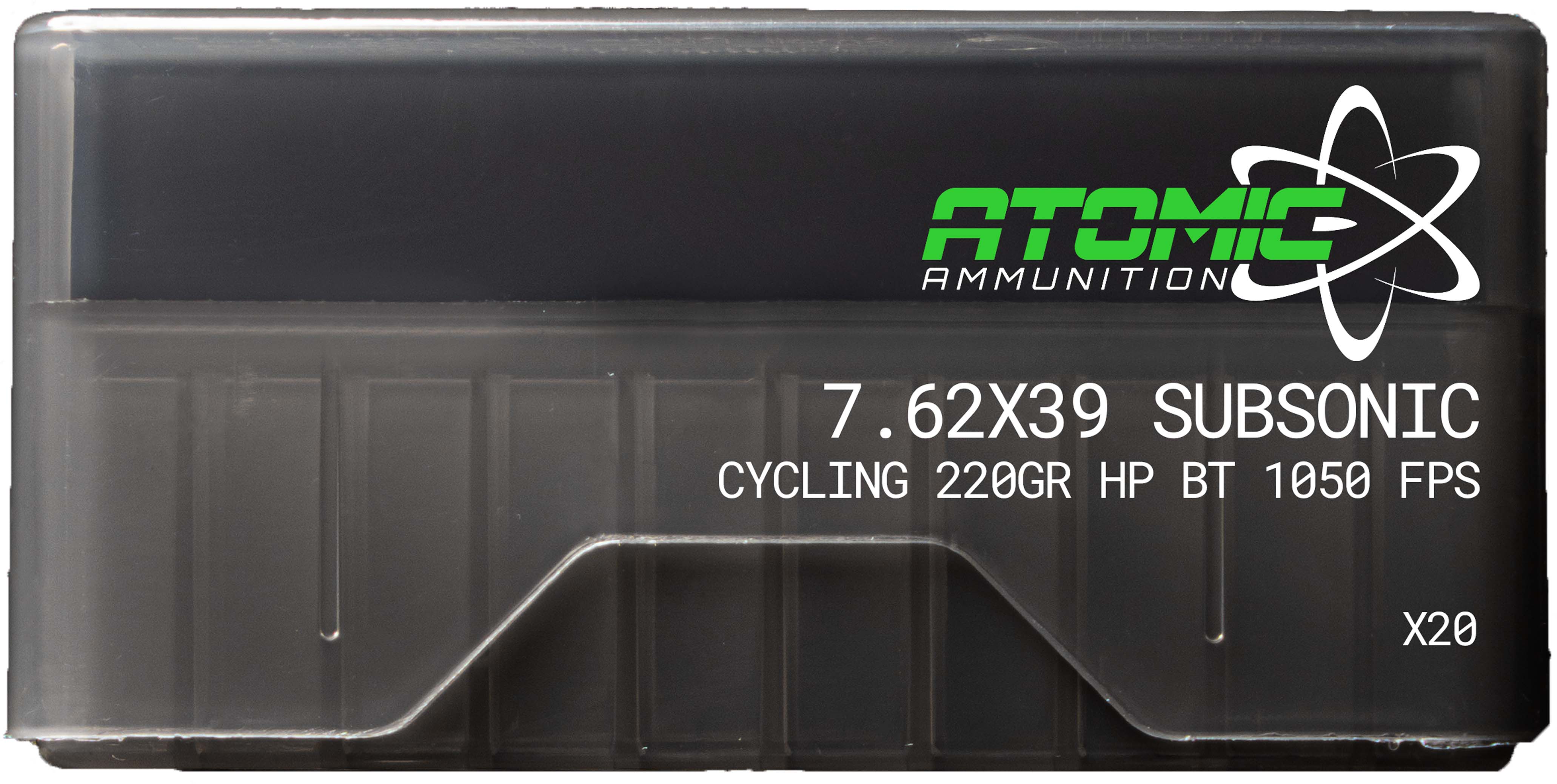 Atomic ATM 7.62X39 220GR CYSUB HP 20