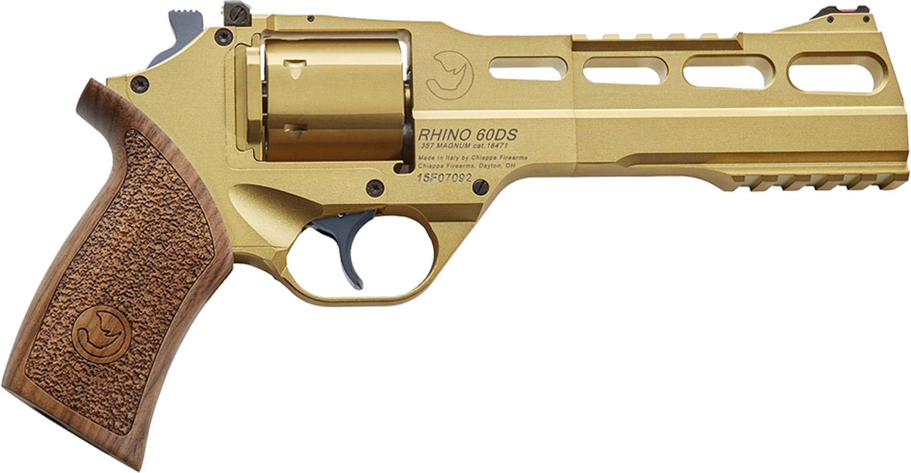 Chiappa Firearms CHI RHINO 357M REV 6GLD WALNUT