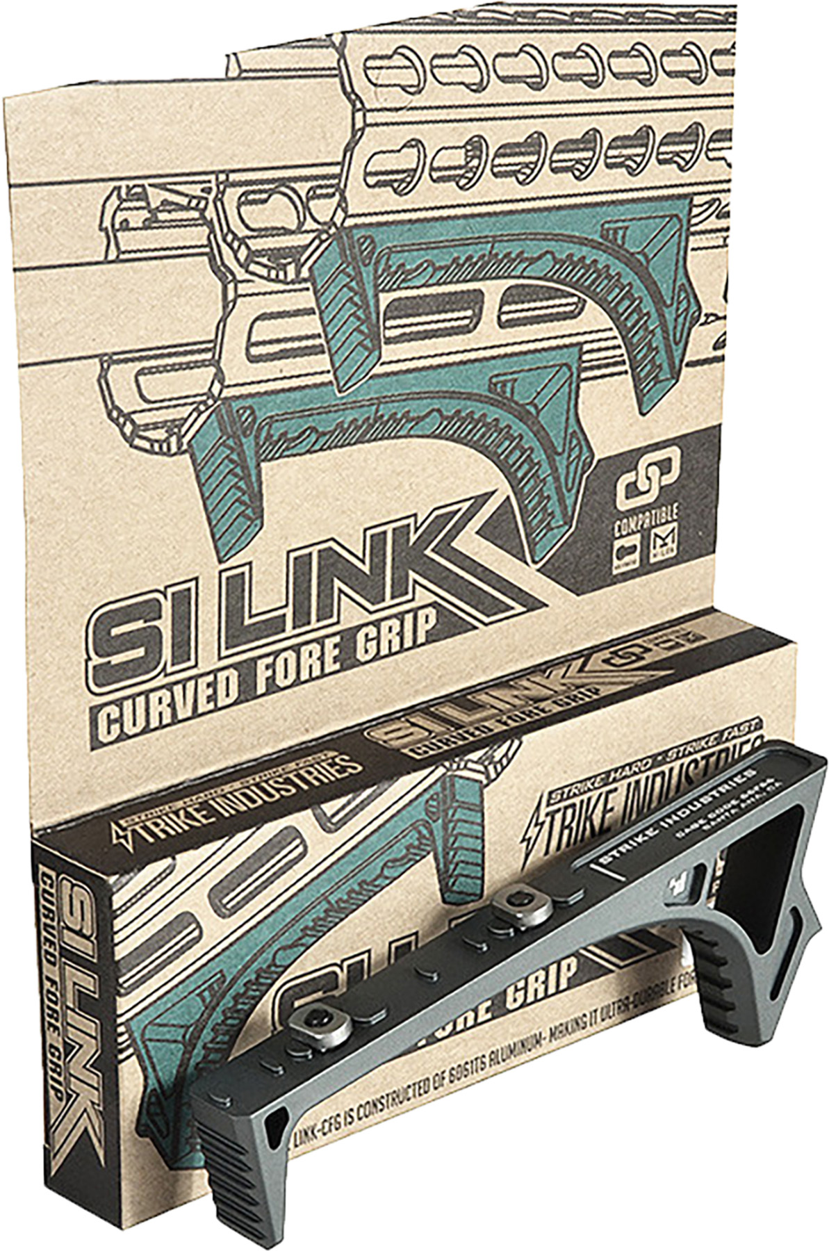 Strike Industries SKI LINK CRVD FOREGRP BLK