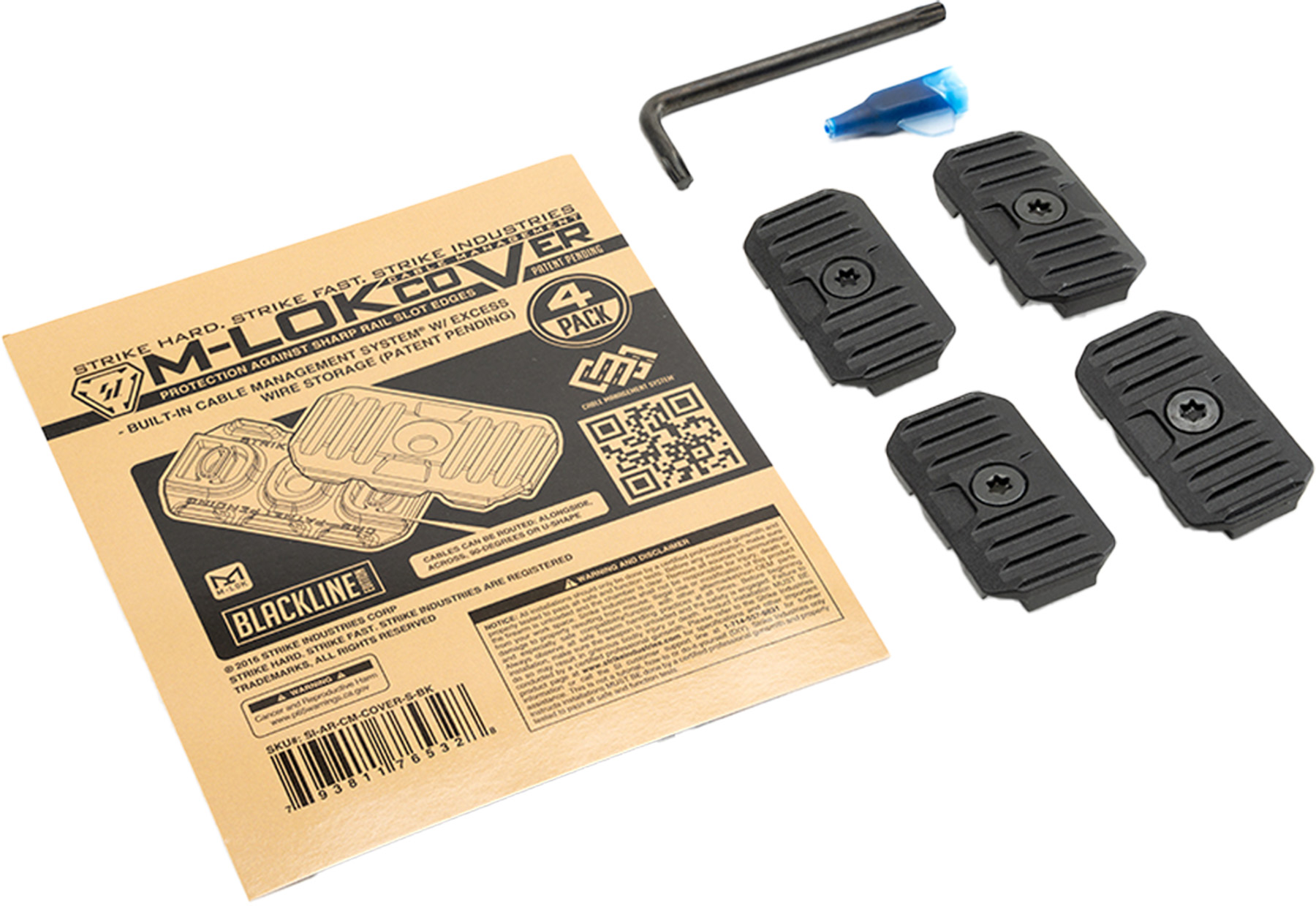 Strike Industries SKI AR CBL MGT RL CVR BLK SHR