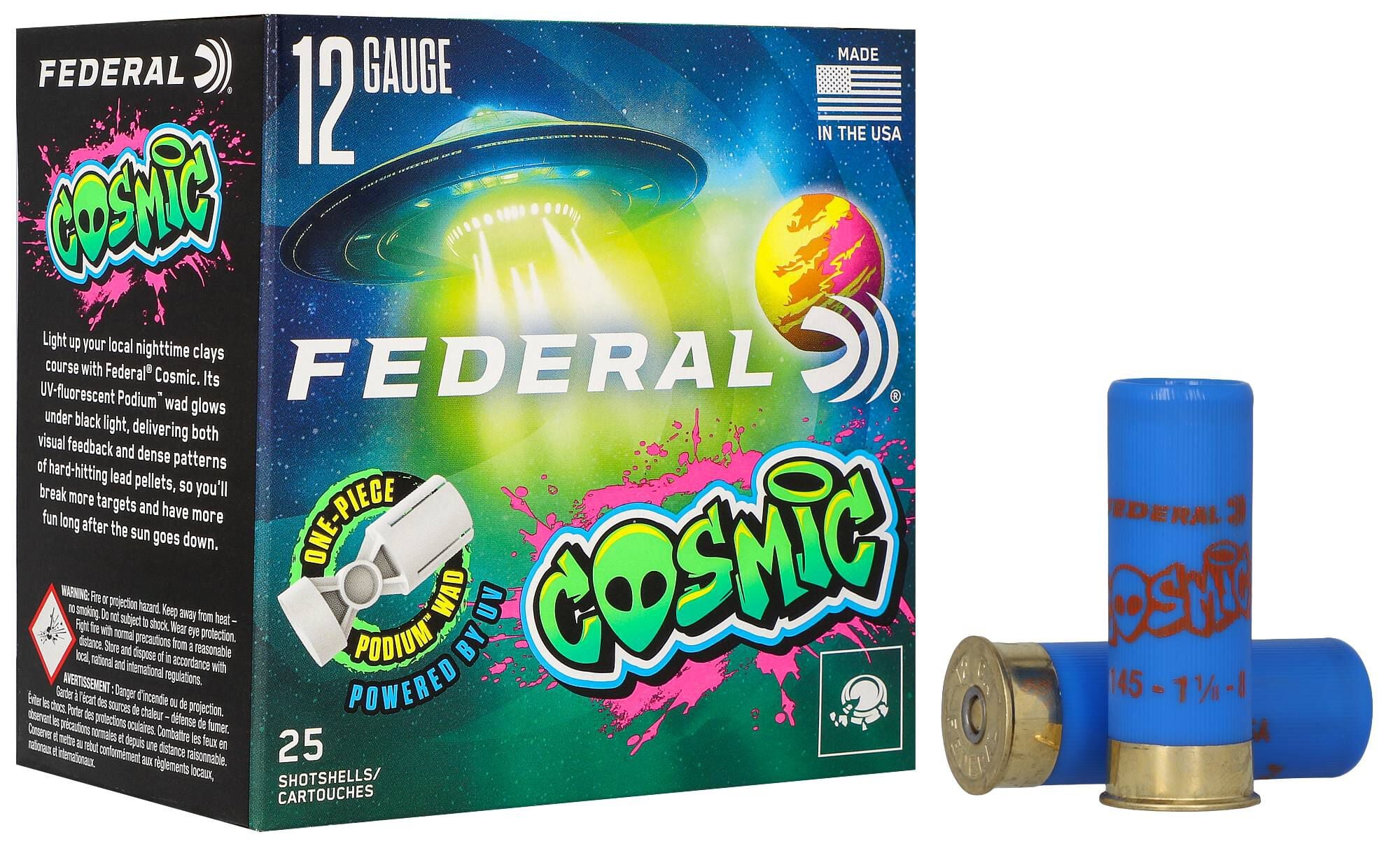 Federal Ammunition FDR 12G COSMIC 2.75-1.125-8 25