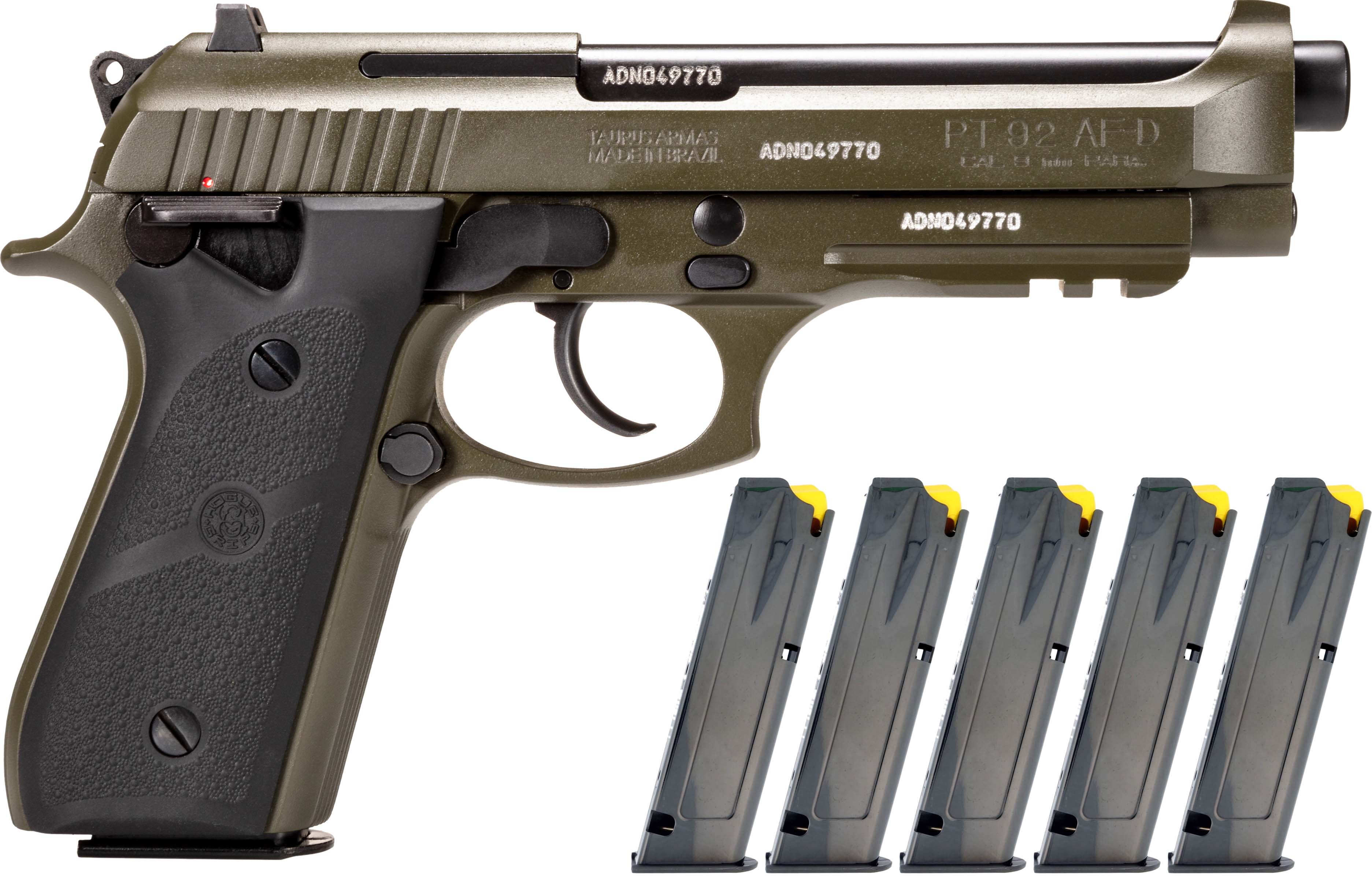 Taurus TAU PT92 9MM DA 18RD 6MAG ODG