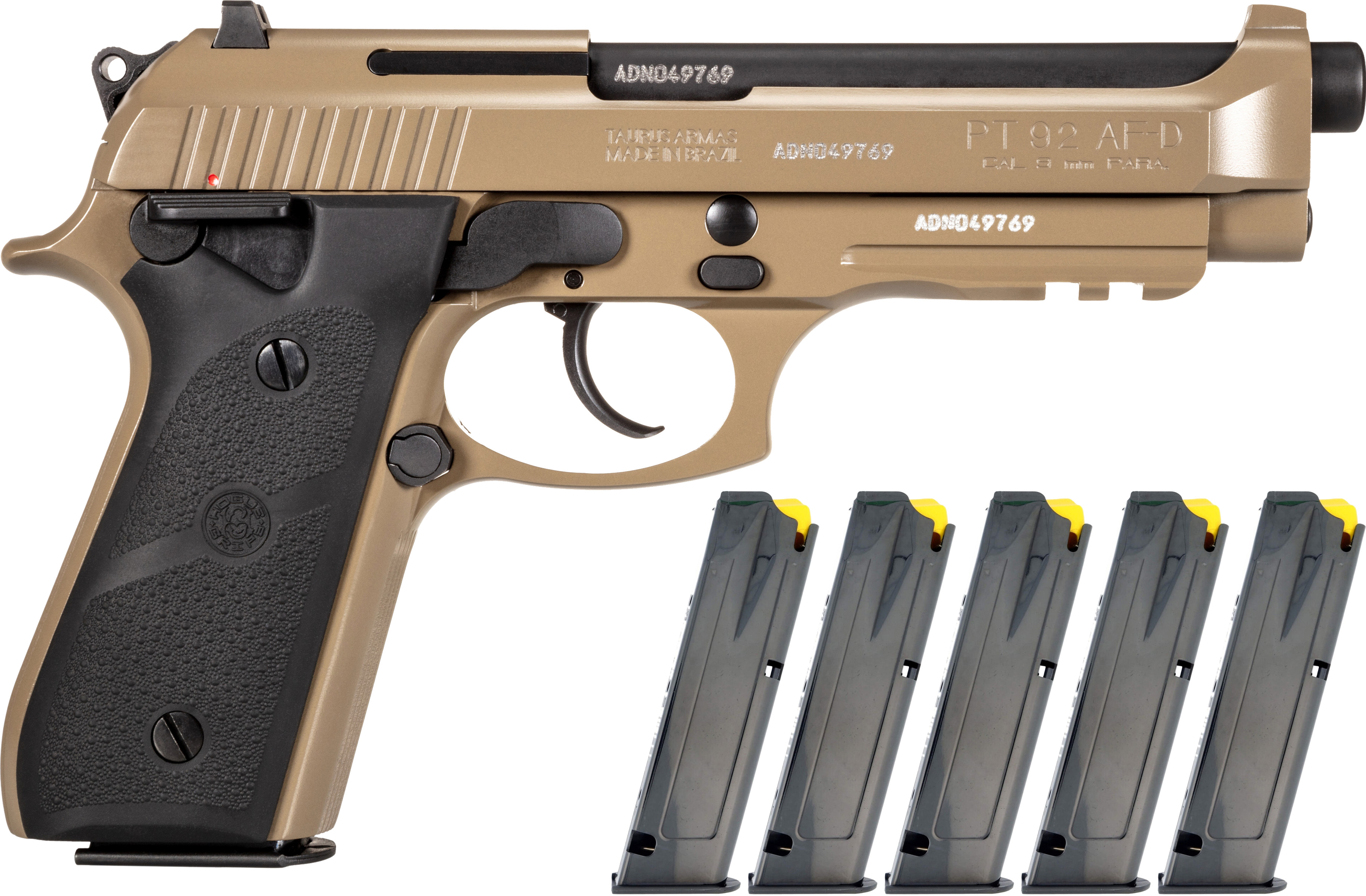 Taurus TAU PT92 9MM DA 18RD 6MAG FDE