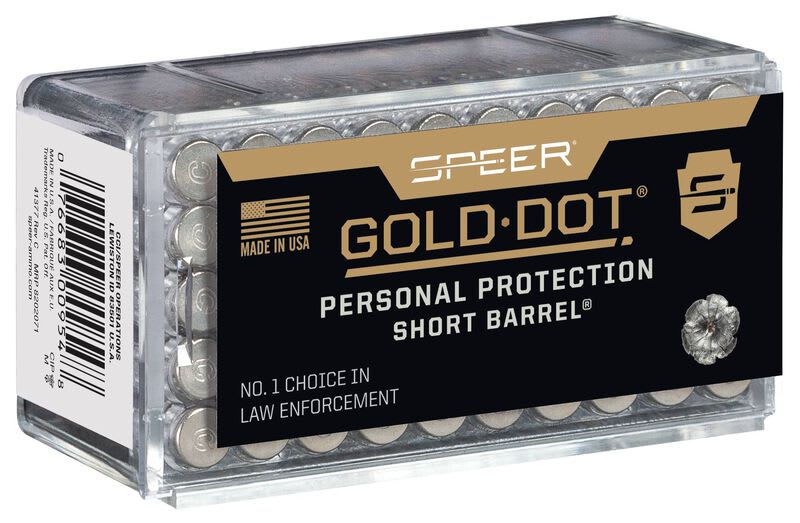 Speer Gold Dot 22 Wmr, 40 gr Hollow Point, 50 rounds