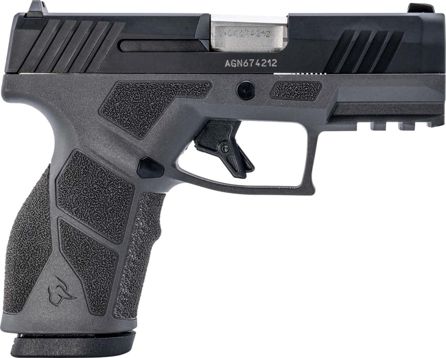 Taurus GX2 9mm Luger Pistol, 10+1 rd, 3.38" barrel, Black/Gray