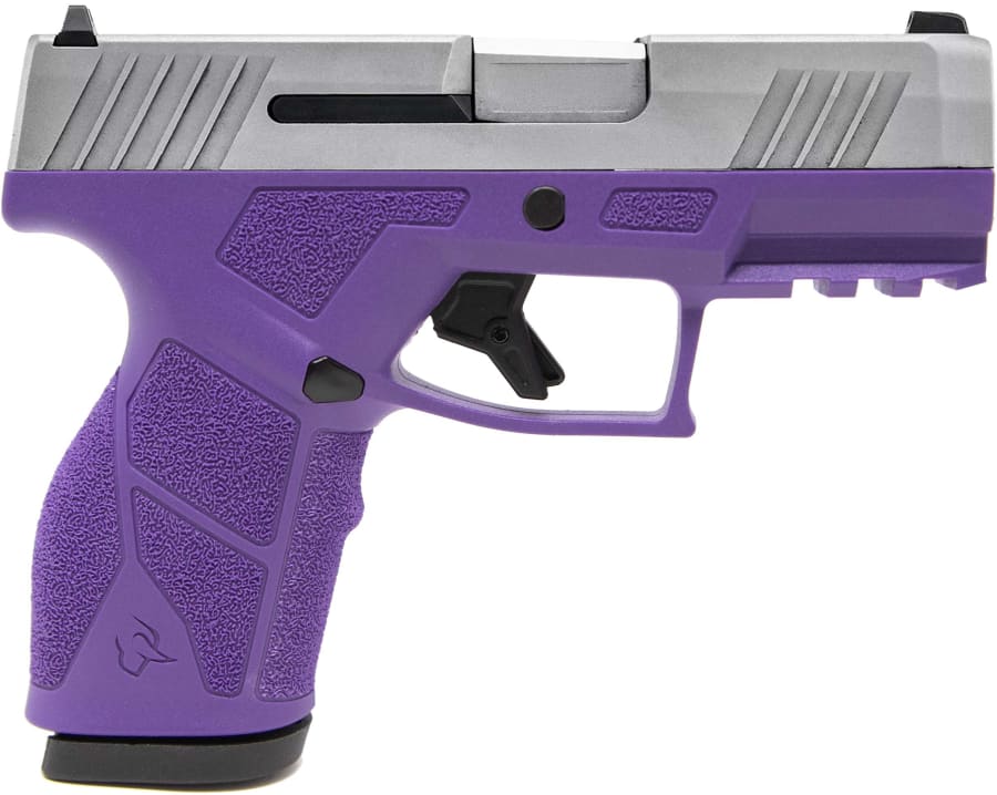 Taurus GX2 9mm Luger Pistol, 13+1 rd, 3.38" barrel, Purple/Stainless Steel (Model 1-GX2939DP)