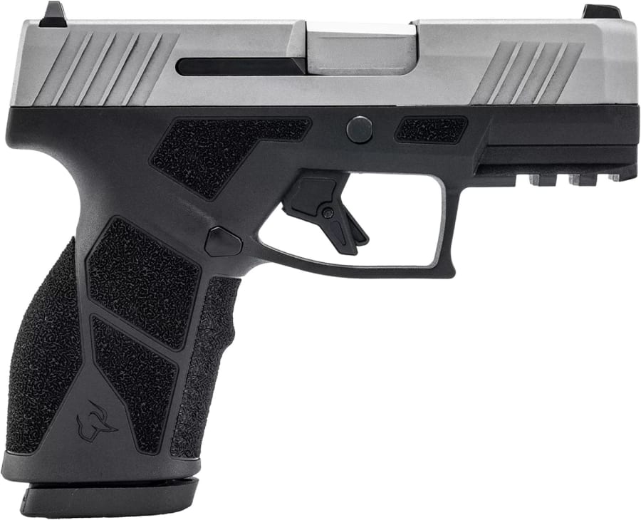 Taurus GX2 9mm Luger Pistol, 13+1 rd, 3.38" barrel, Black/Stainless Steel