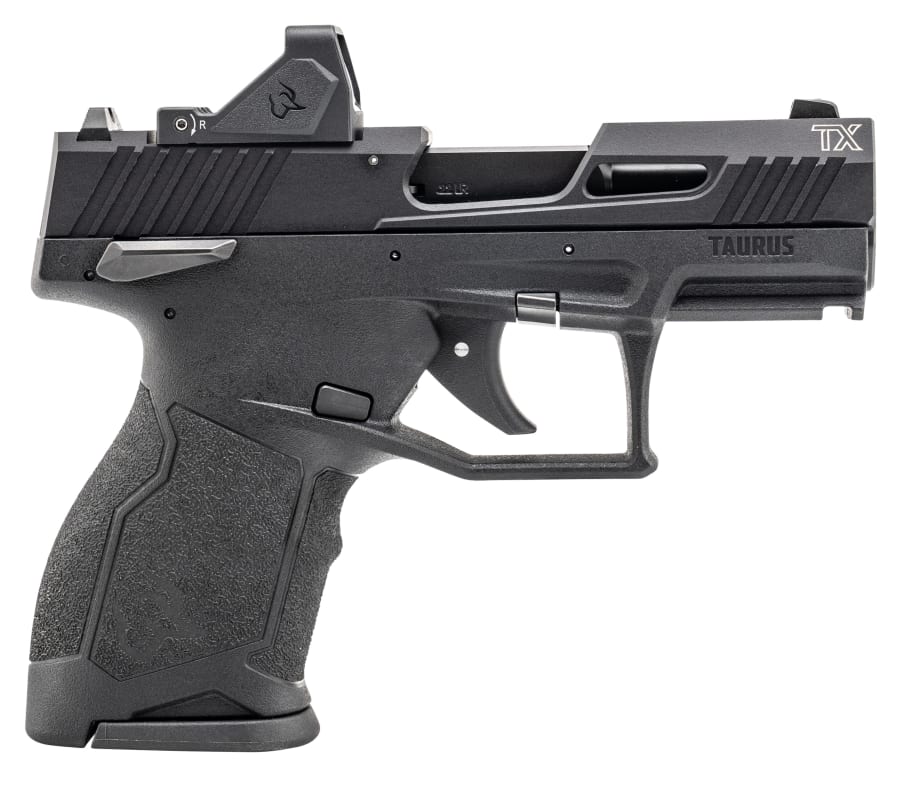 Taurus TX22 Compact Viridian 22 LR Pistol, 13+1 rd, 3.5" barrel, Black