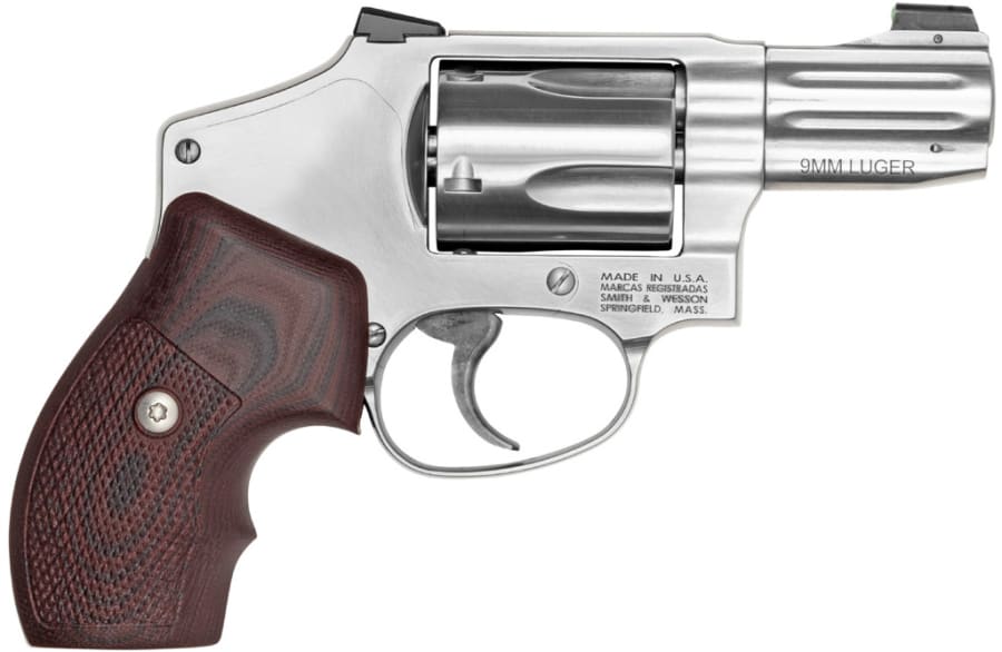 Smith & Wesson Model 940 9mm Luger Revolver, 5 rd, 2.17" barrel, Stainless Steel