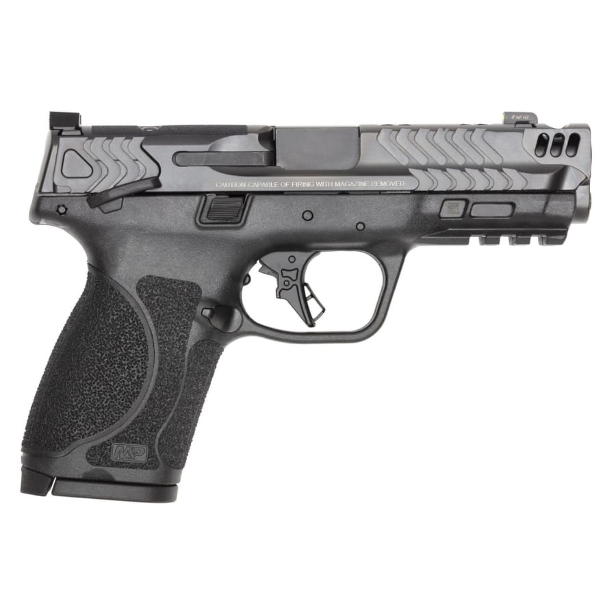 Smith & Wesson M&P9 M2.0 Compact PC OR 9mm Luger Pistol, 10+1 rd, 4.22" barrel, Optic Ready, Black/Gray