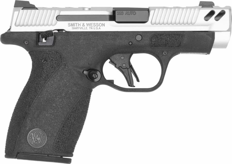 Smith & Wesson Bodyguard 2.0 PC CC Two Tone 380 Auto Pistol, 10+1, 12+1 rd, 3.1" barrel, Black/Silver (Model 14840)