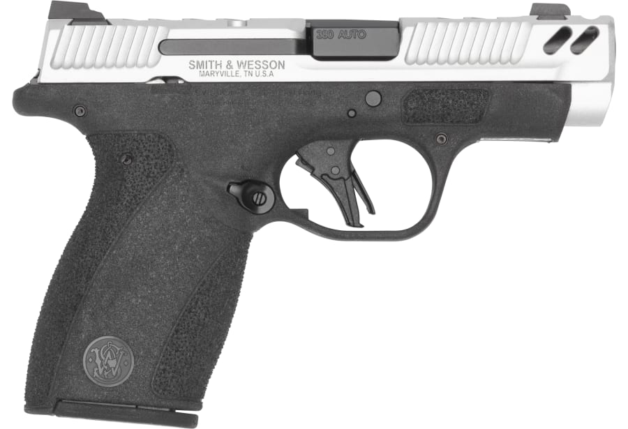 Smith & Wesson Bodyguard 2.0 PC CC Two Tone 380 Auto Pistol, 10+1, 12+1 rd, 3.1" barrel, Black/Silver (Model 14842)