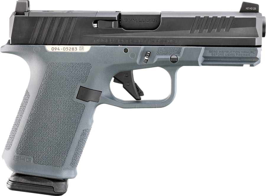 Ruger RXM 9mm Luger Pistol, 15+1 rd, 4" barrel, Black/Gray