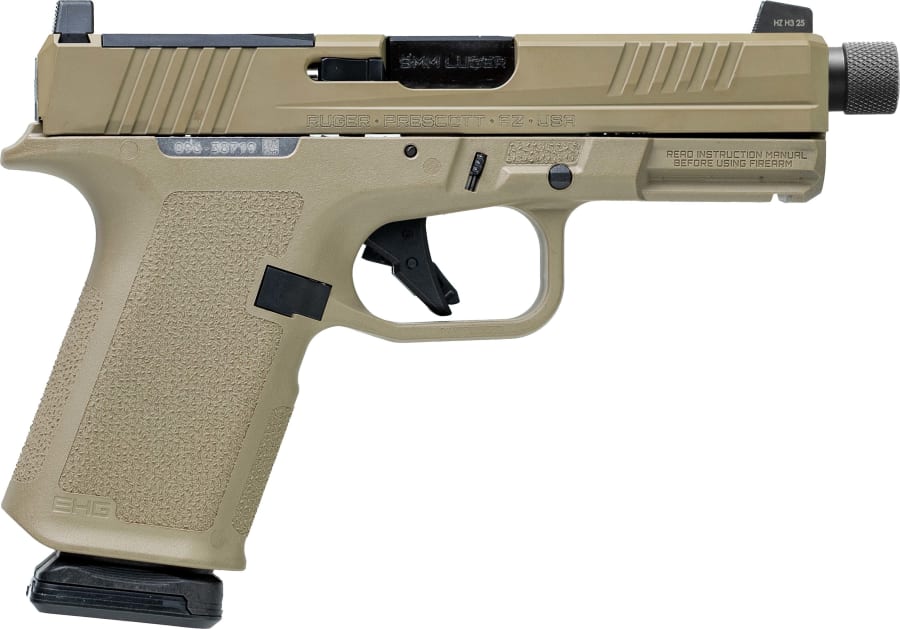 Ruger RXM 9mm Luger Pistol, 15+1 rd, 4.5" barrel, Brown, Davidson's Exclusive (Model 19439)